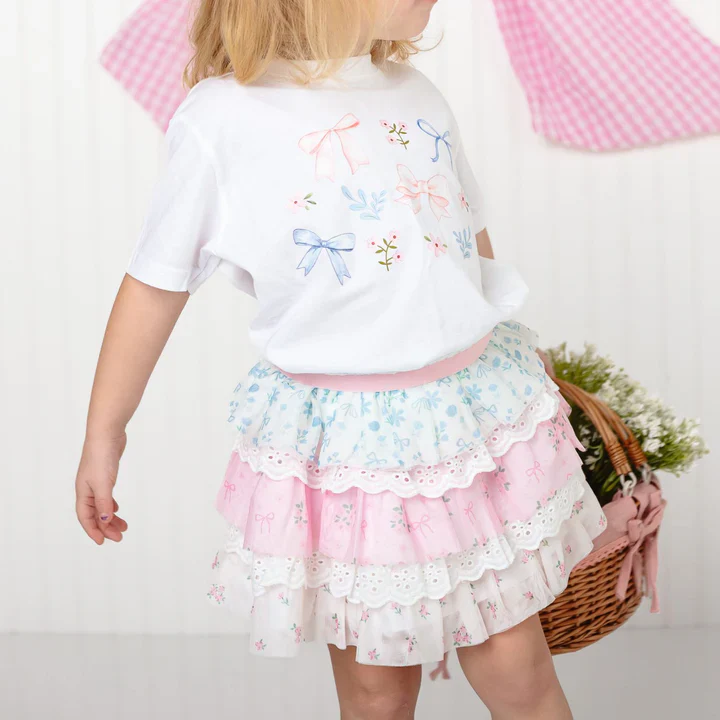 Floral & Lace Tiered Tutu - Image 2