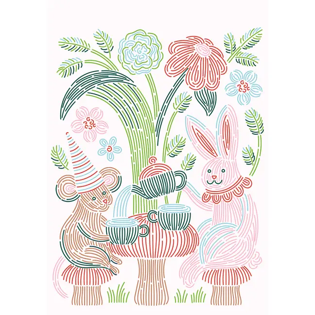 Flowart - Trace By Line - Woodland Whimsy - Image 2