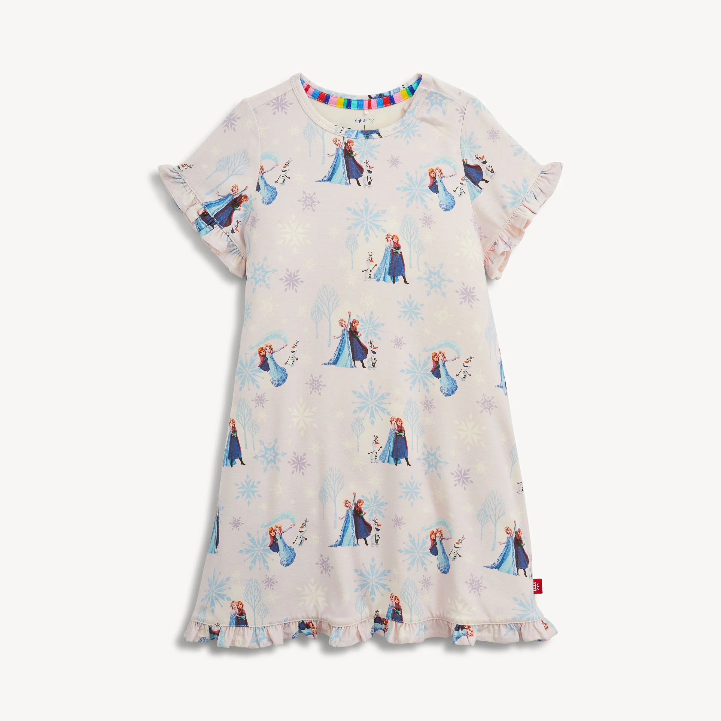Frozen Right Fit Ruffle Nightgown