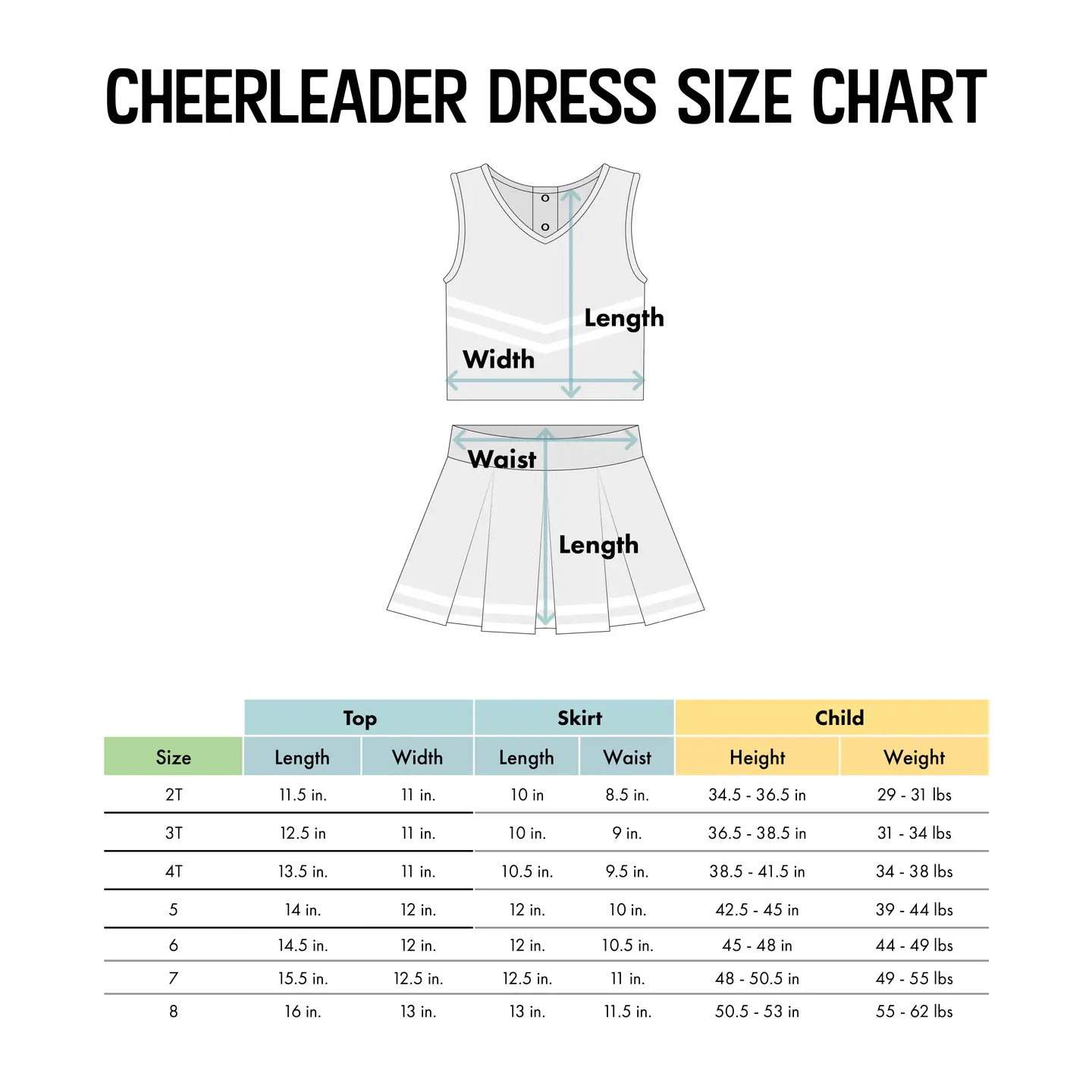 Game Day - Tennessee Cheerleader Set - Image 2