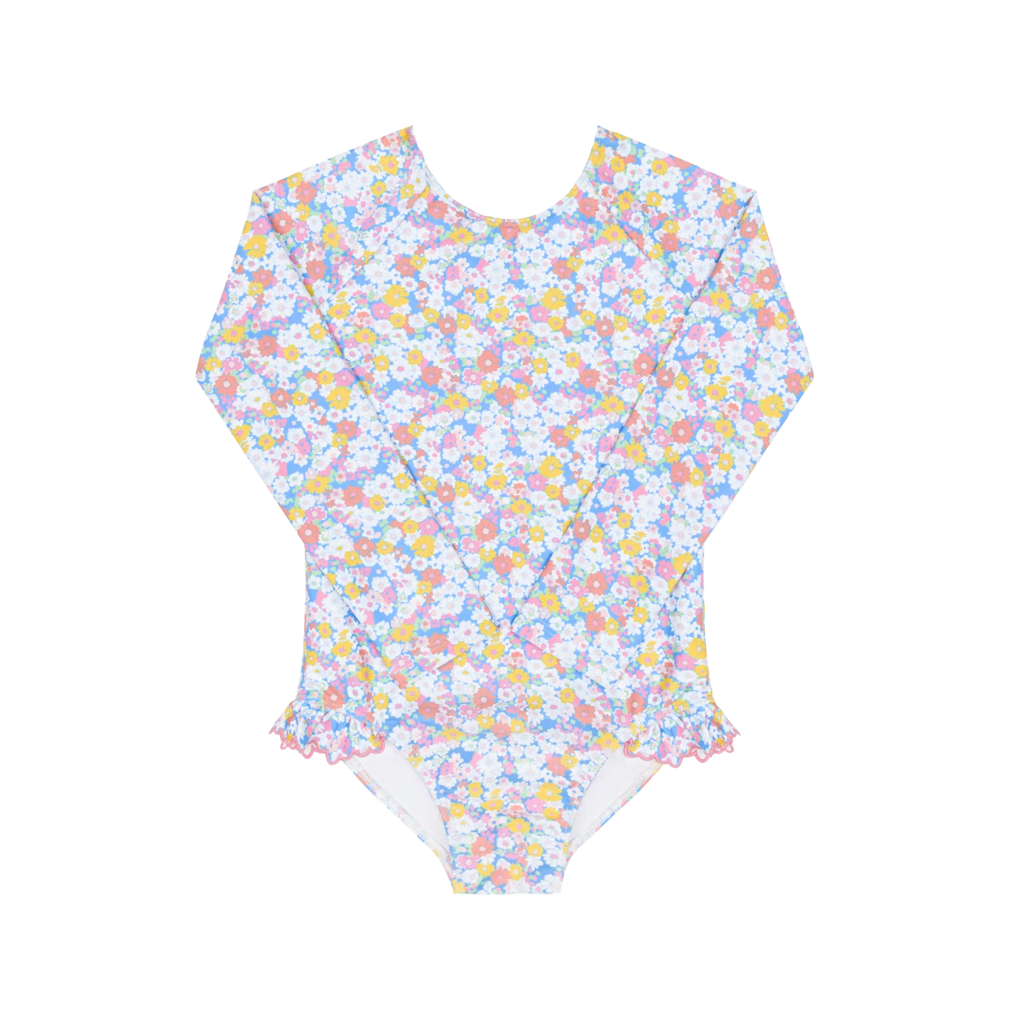 girls jasmine blossom rashguard one piece