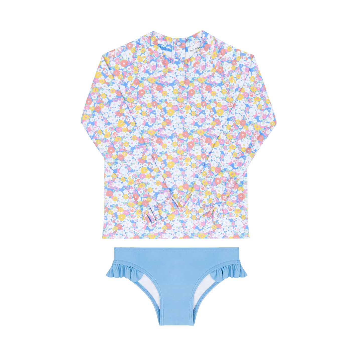 girls jasmine blossom rashguard set