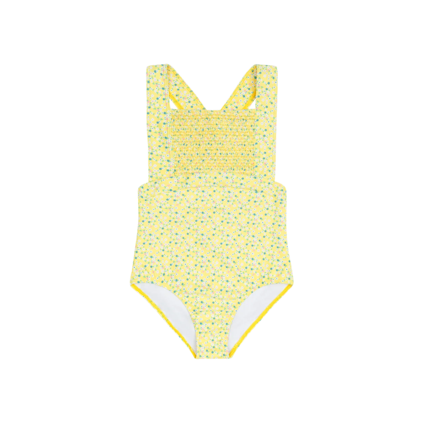 girls petite fleur diamond smocked one piece