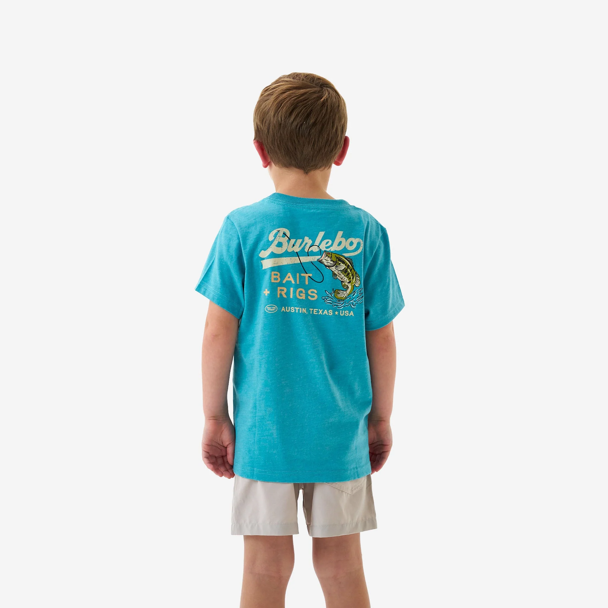 Bait & Rigs Cyan Youth Tee