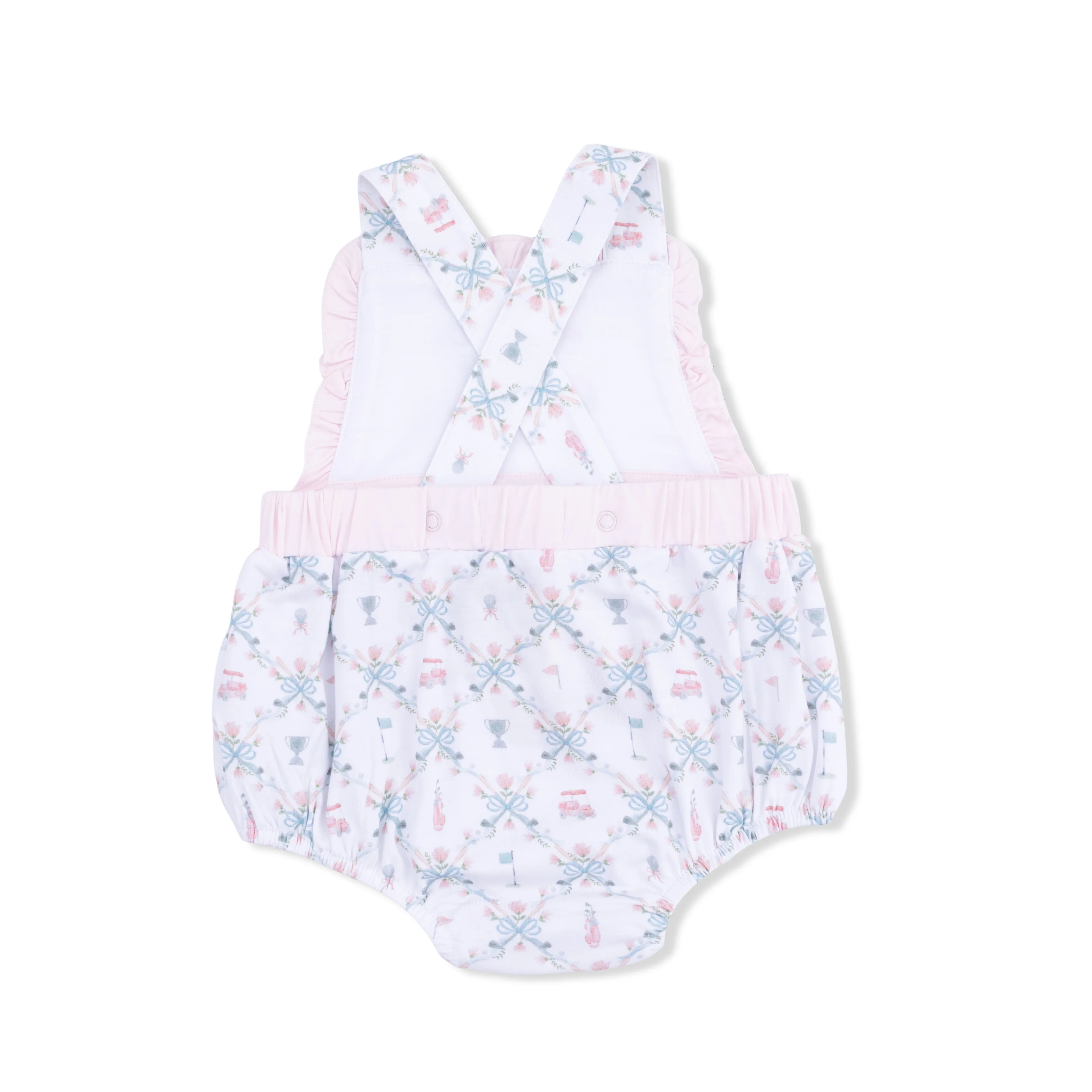 Golf Trellis Pink Ruffle Bubble - Image 2