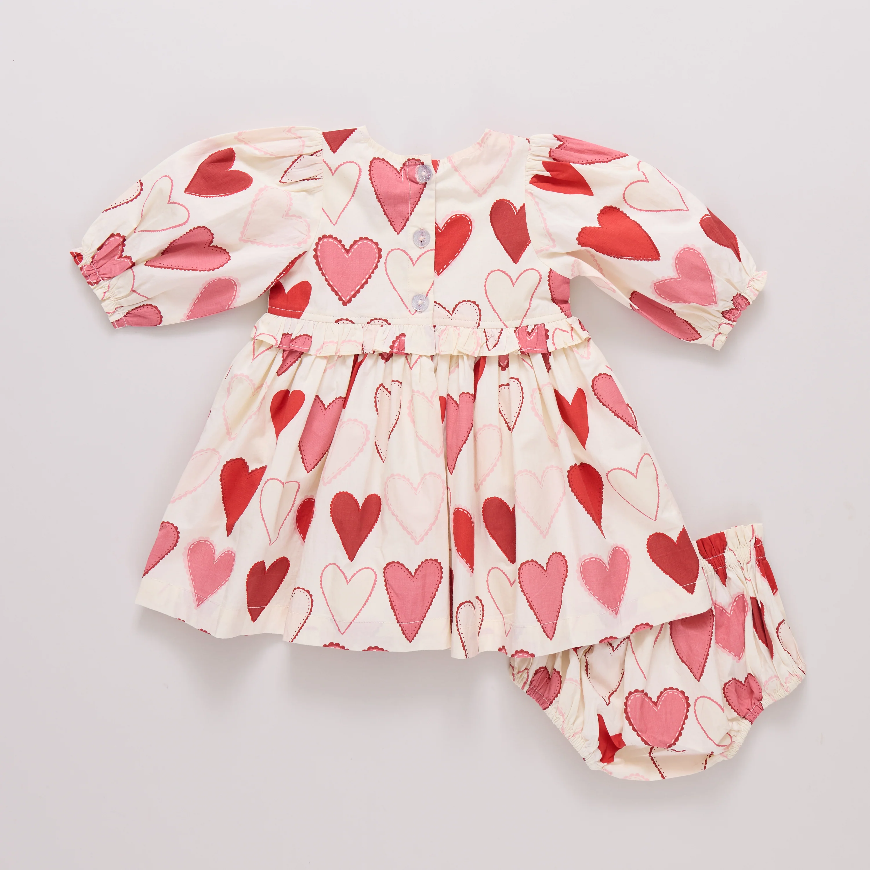 Graident Hearts Baby Girls Renee Dress Set - Image 2