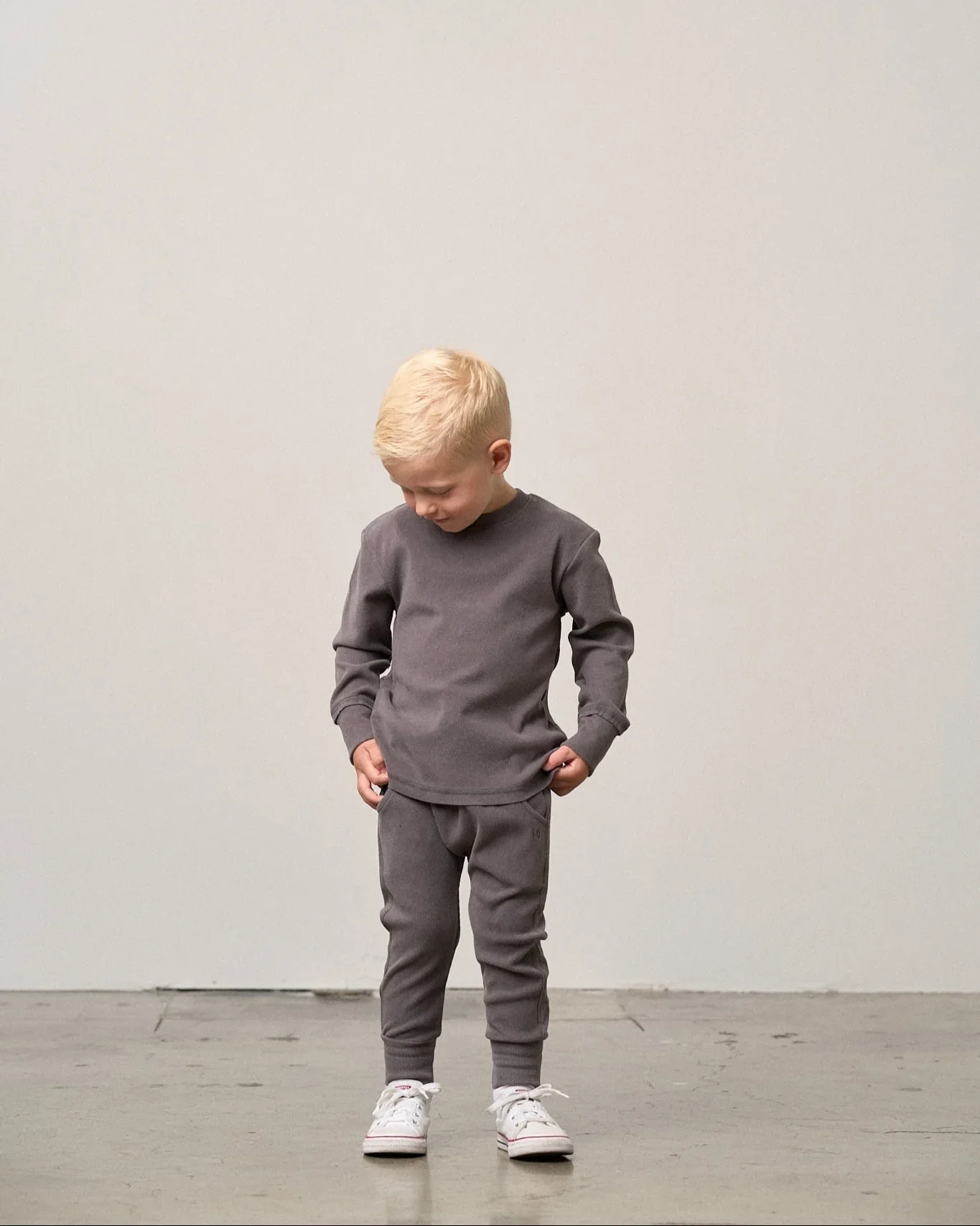 Graphite Ribbed Jogger - Image 3