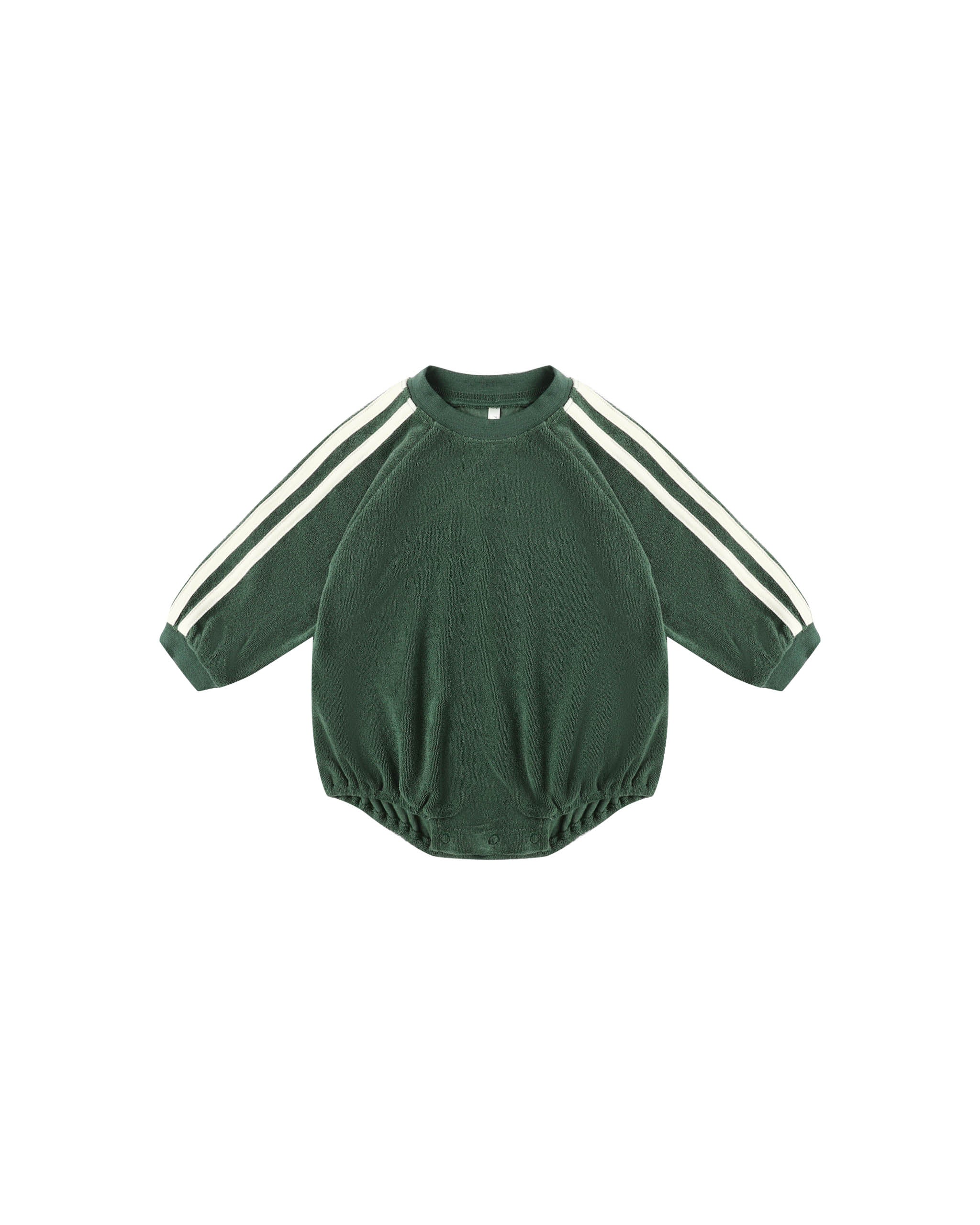 Green Crewneck Romper