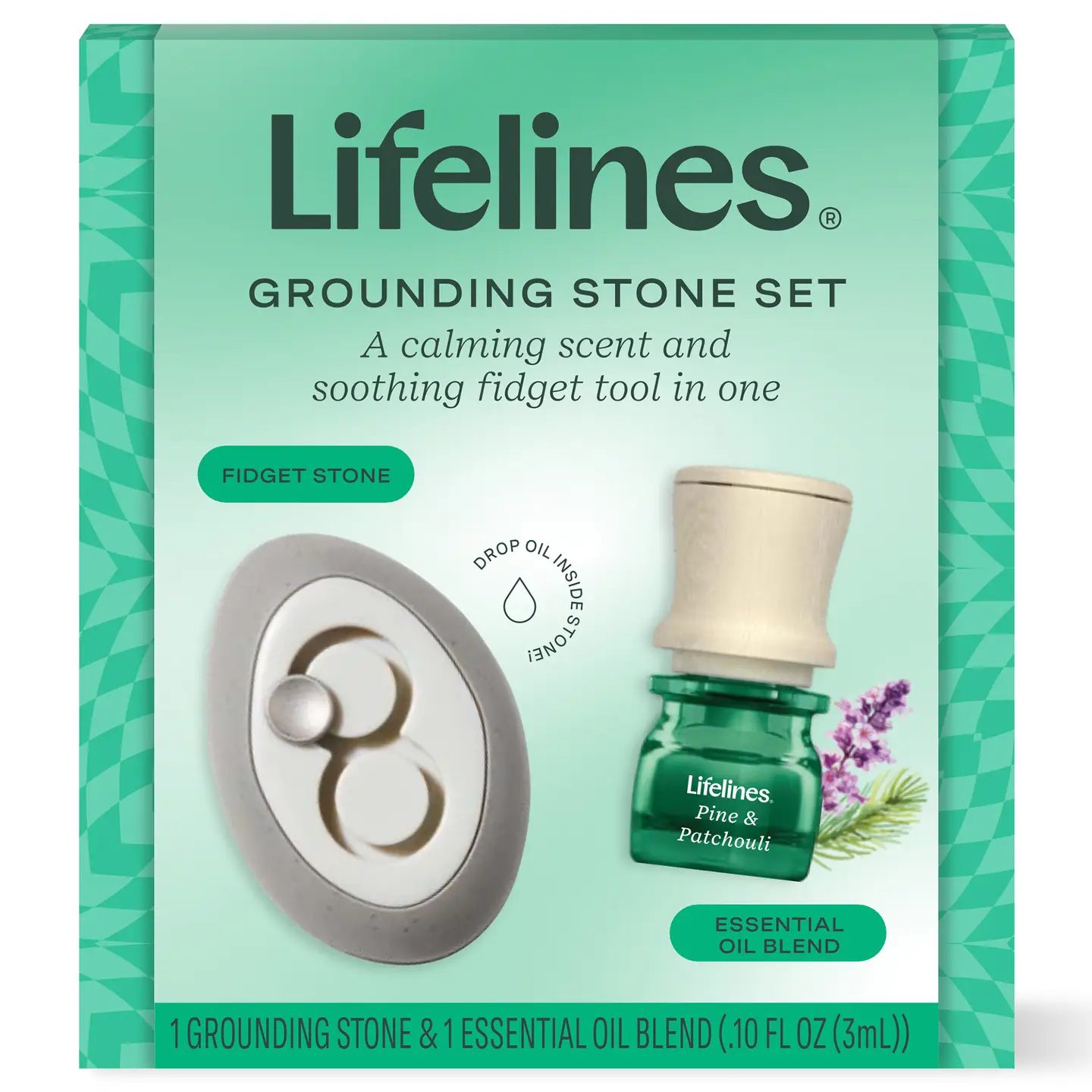Grounding Stone Set -Pine & Patchouli