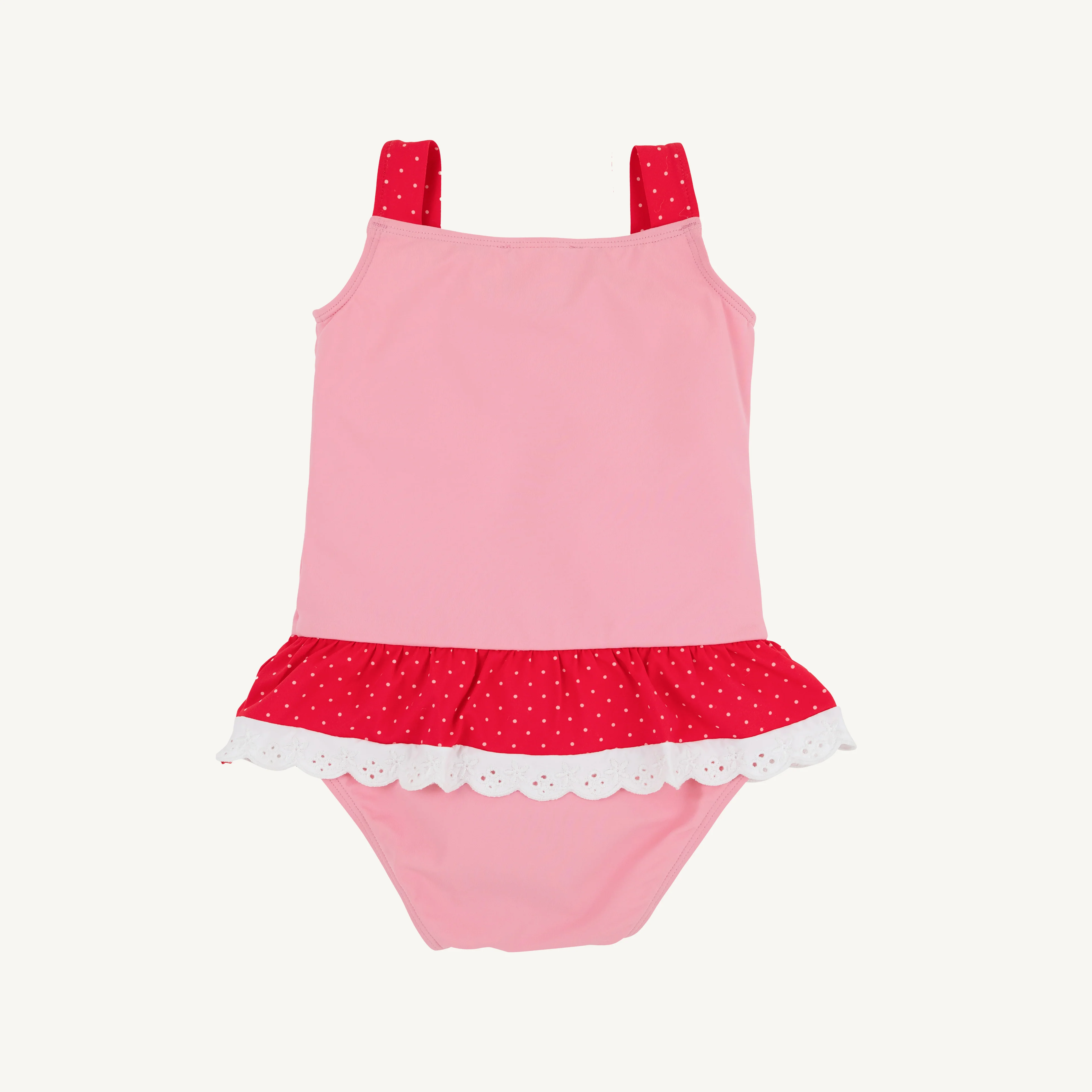 Hamptons Hot Pink/Richmond Red/Strawberry Grace Bay Bathing Suit - Image 2