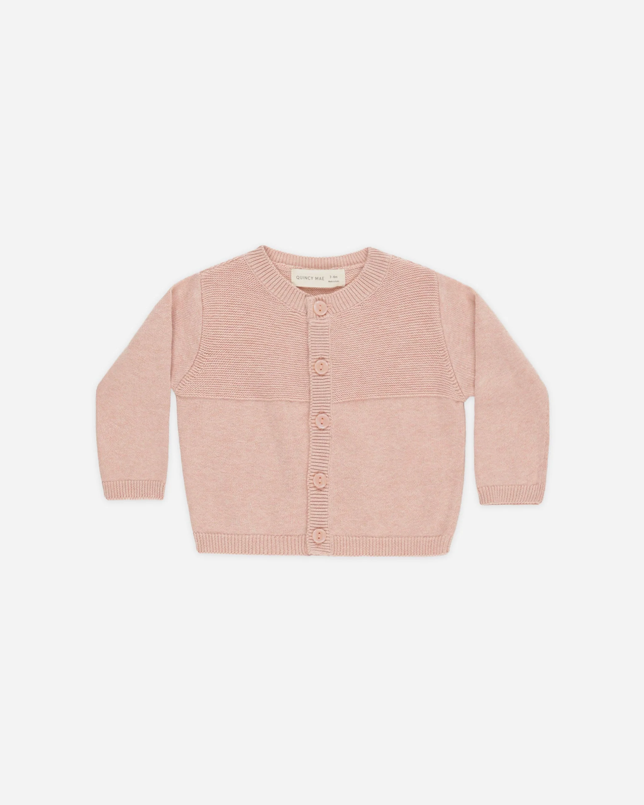 Heathered Rose Knit Cardigan