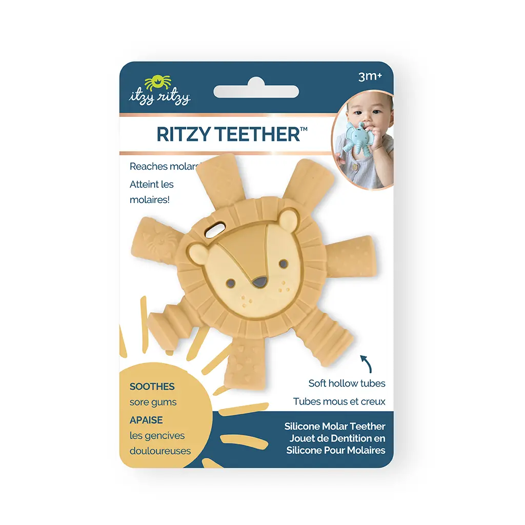 Itzy Ritzy - Ritzy Teether™ Lion Baby Molar Teether - Image 2
