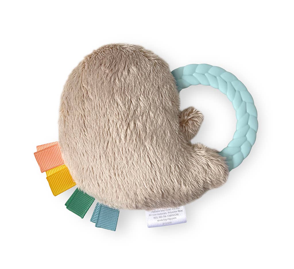 Itzy Ritzy - Sloth Ritzy Rattle Pal™ Plush Rattle Pal with Teether - Image 2