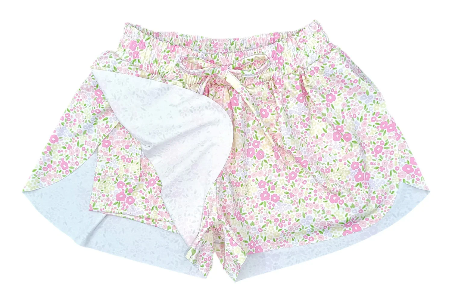James & Lottie - Fuschia Floral Butterfly Shorts BE - Image 2