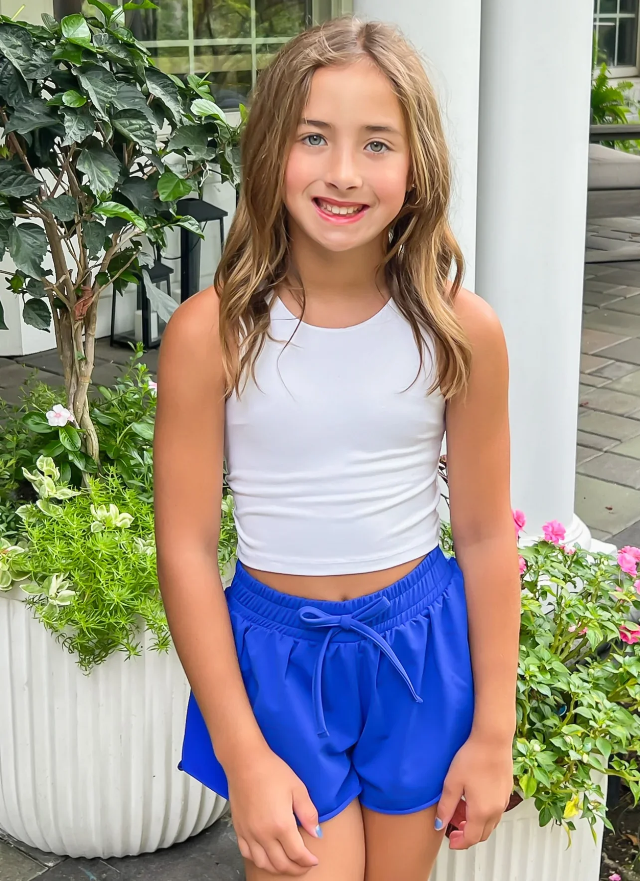 James & Lottie - Royal Blue Butterfly Shorts BE - Image 2