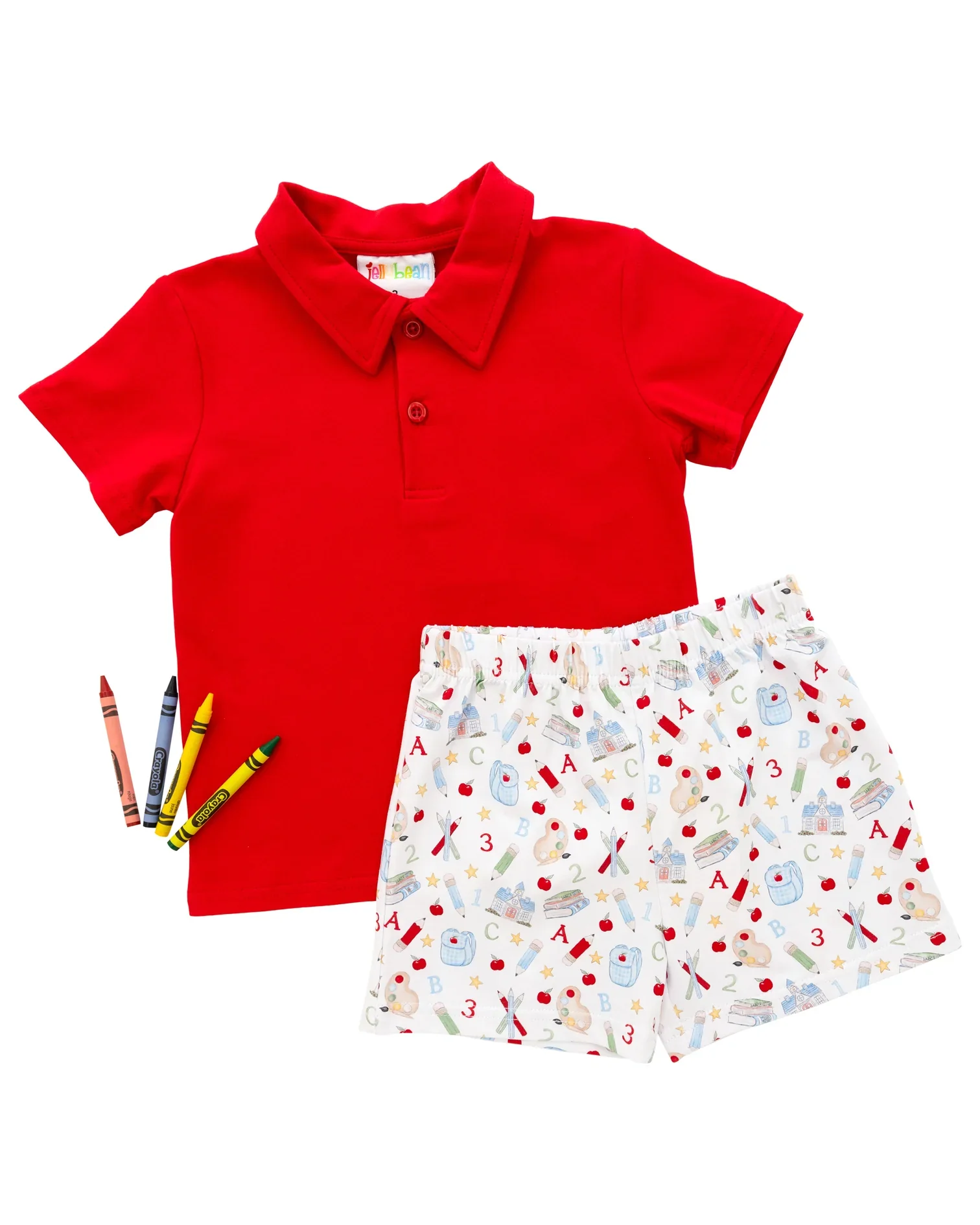 Jellybean - Easy as ABCY Polo Short Set - Image 2