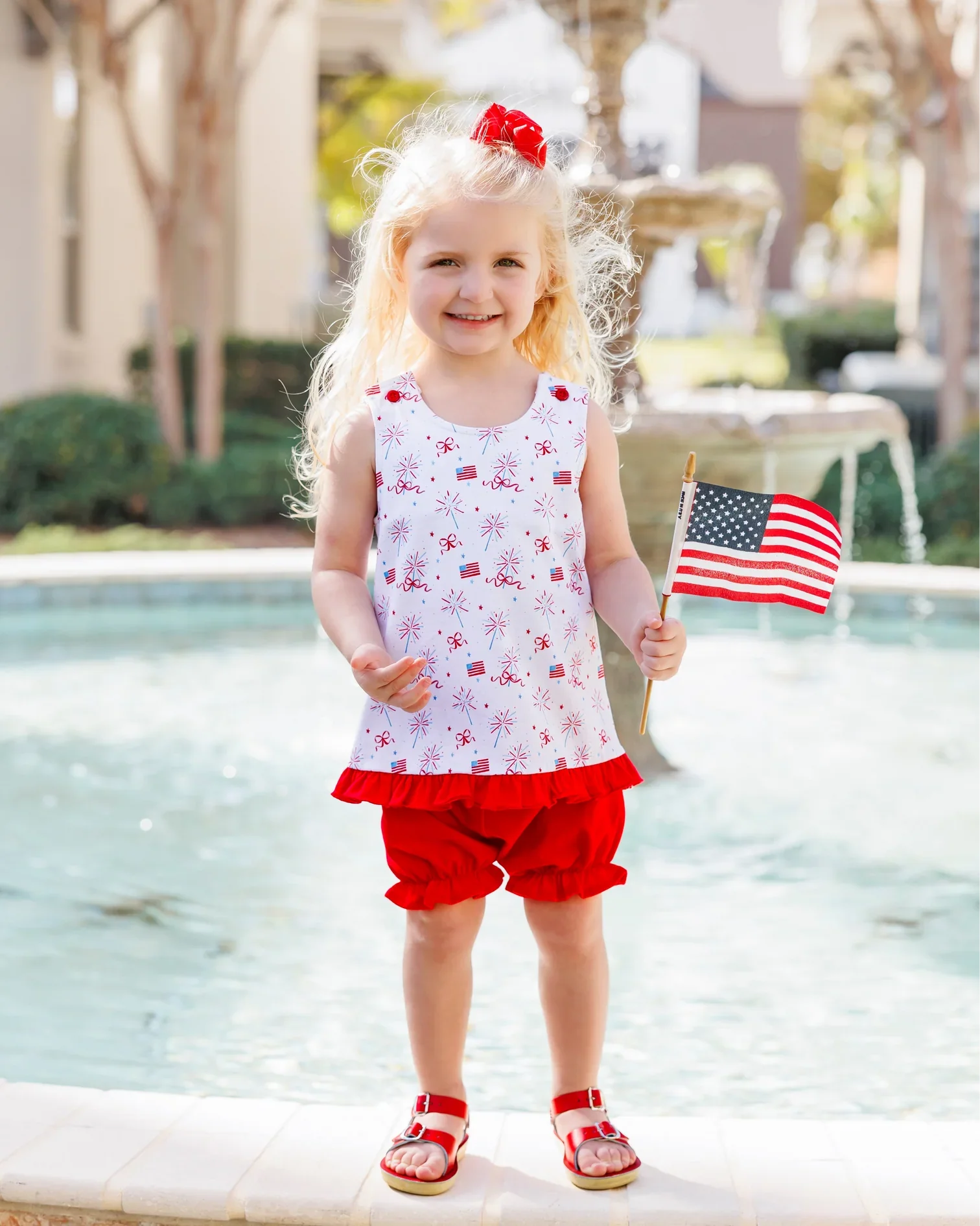 Jellybean - Fireworks and Freedom Swing Back Bloomer Set - Image 3