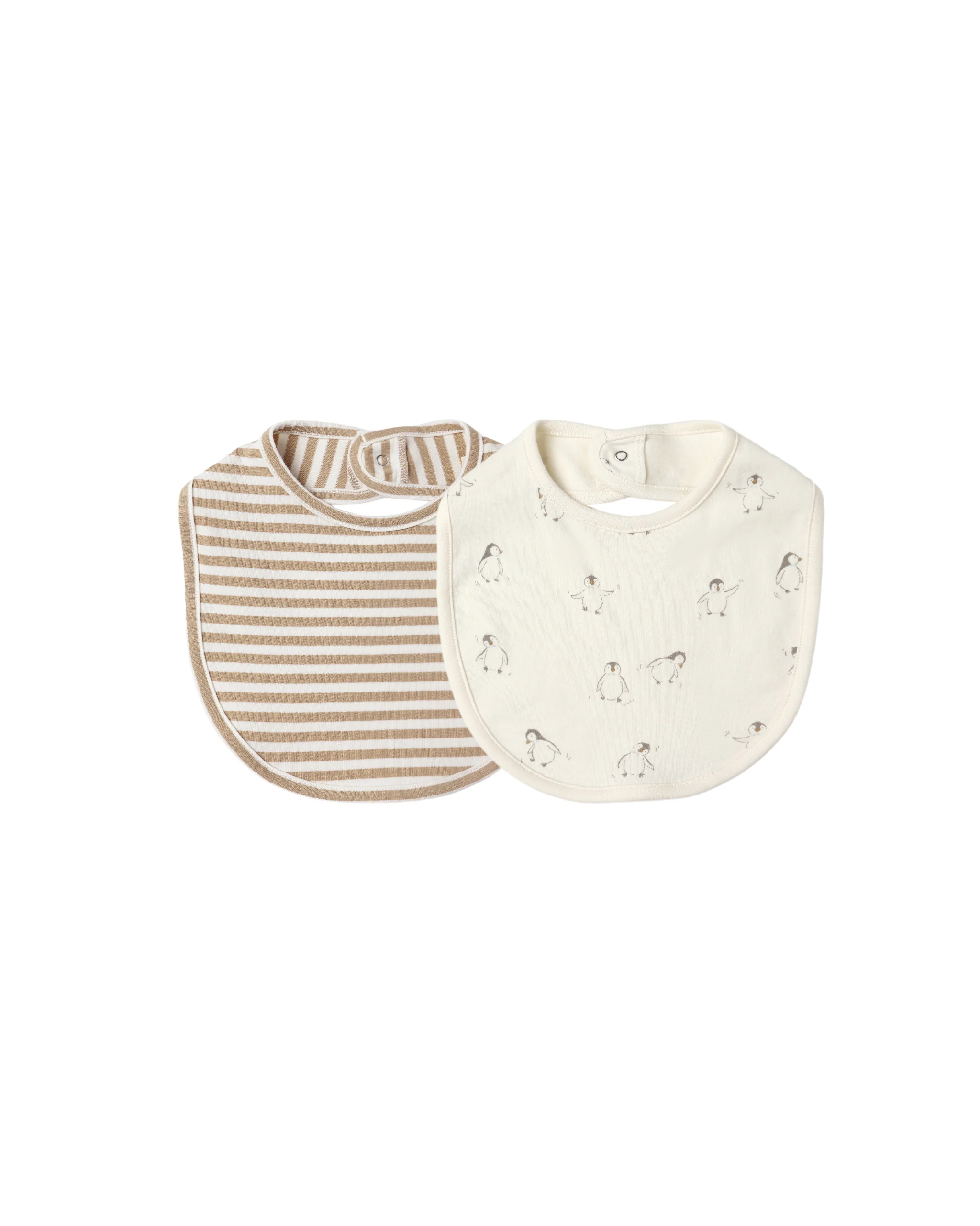 Gold Stripe & Penguin Jersey Snap Big Set