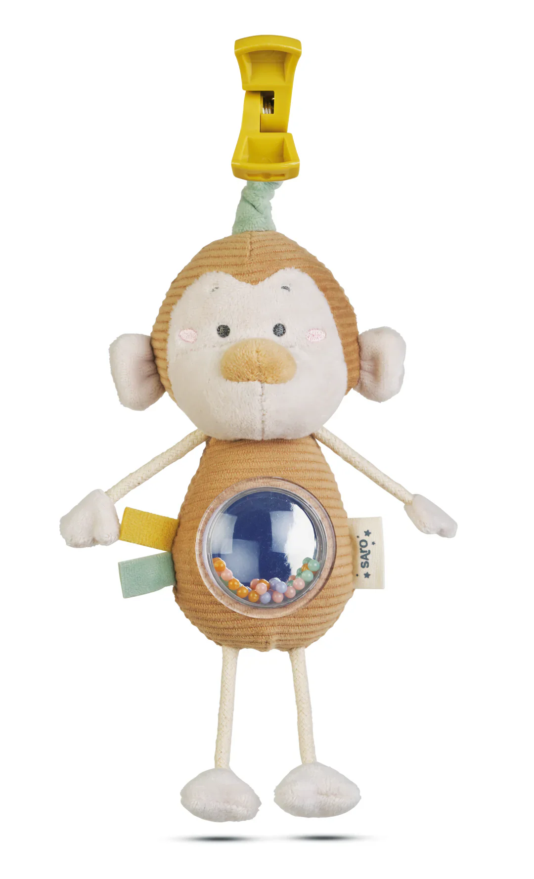 Jungle Party Mirror Rattle Monkey