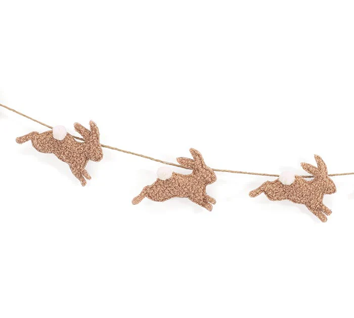 Jute Bunny Garland - Image 2