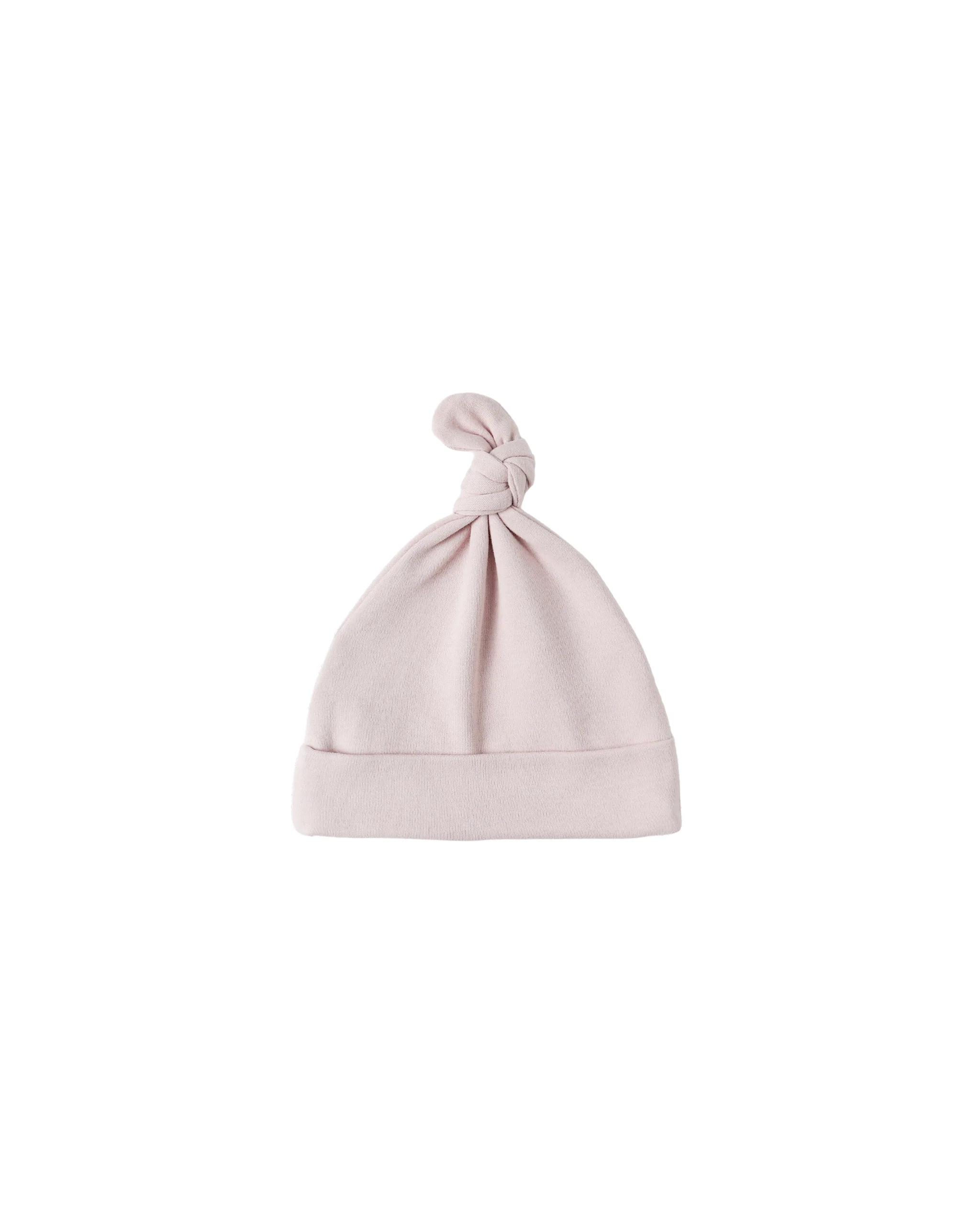 Lilac Knotted Baby Hat