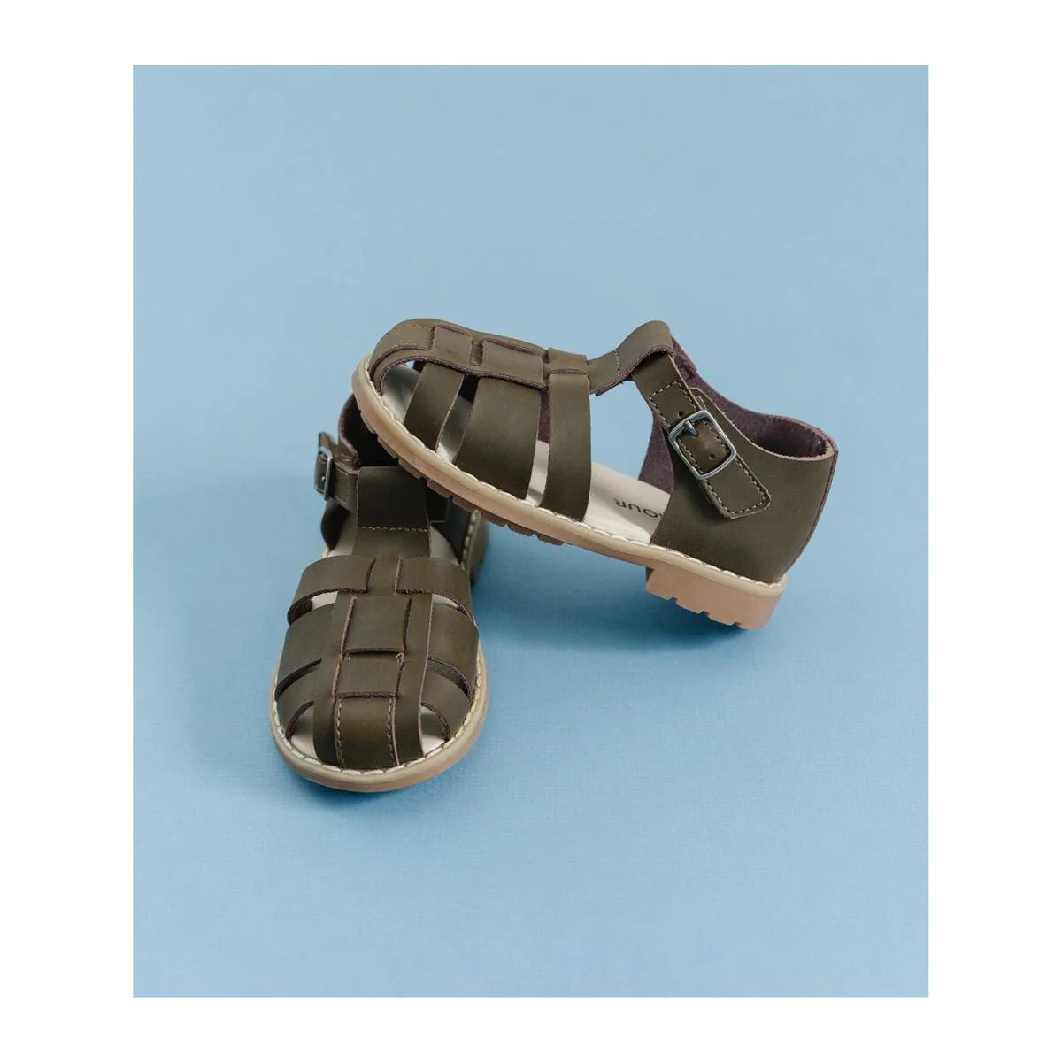 l'amour - Brown Aiden Fisherman Sandal - Image 2