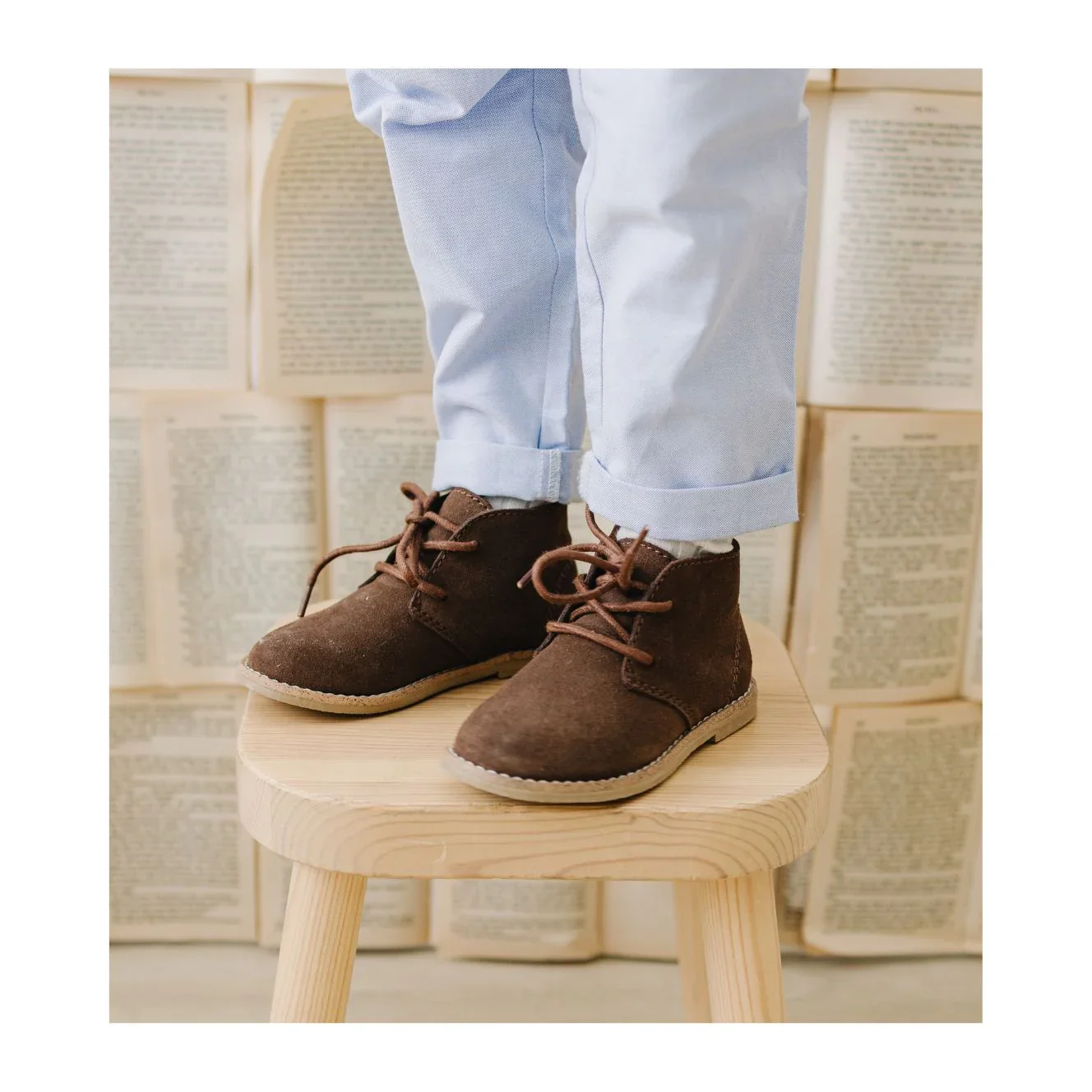 L'AMOUR - Conrad Lace Up Boot Brown - Image 3