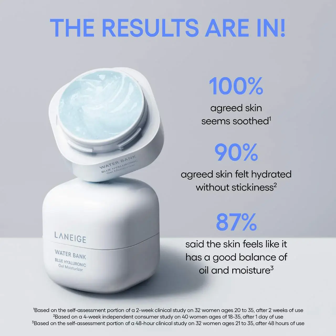 Laneige Mini Water Bank Blue Hyaluronic Gel Cream - Image 2