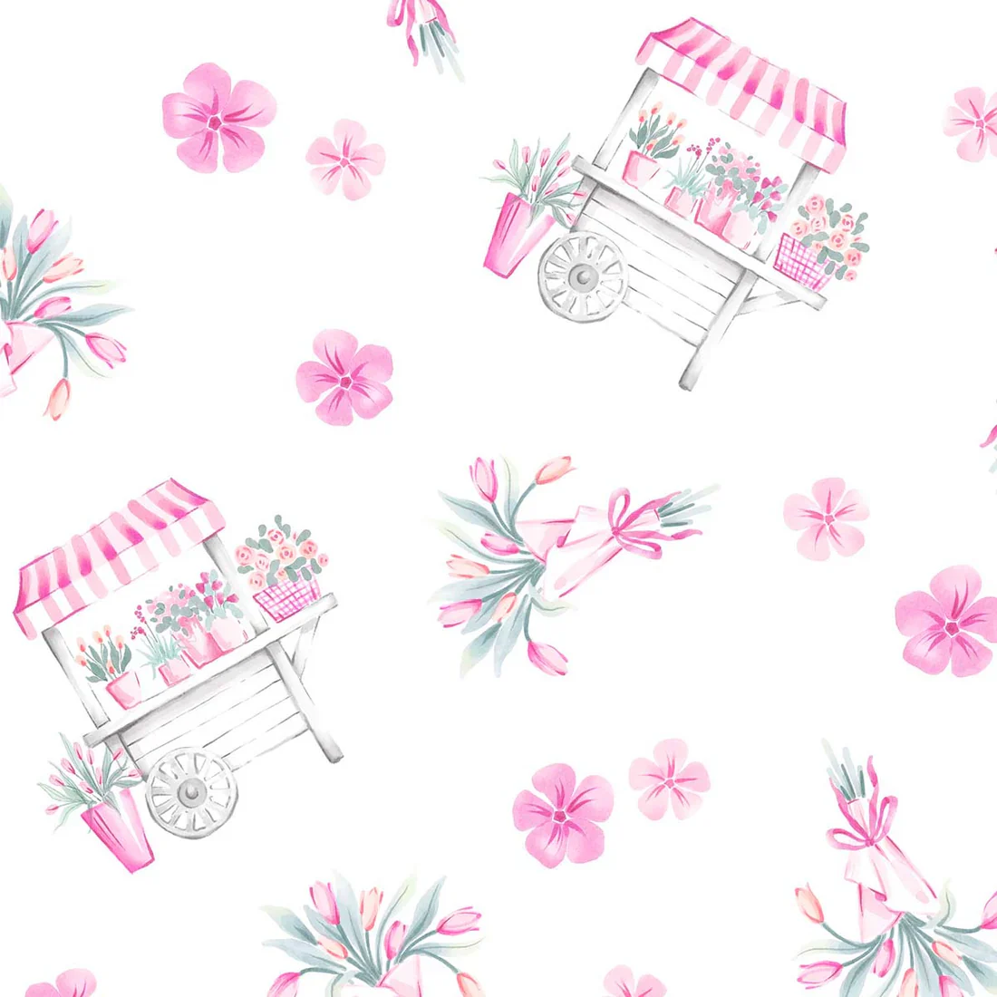 Lavender Bow - Flower Cart RUFFLE Footie - Image 4