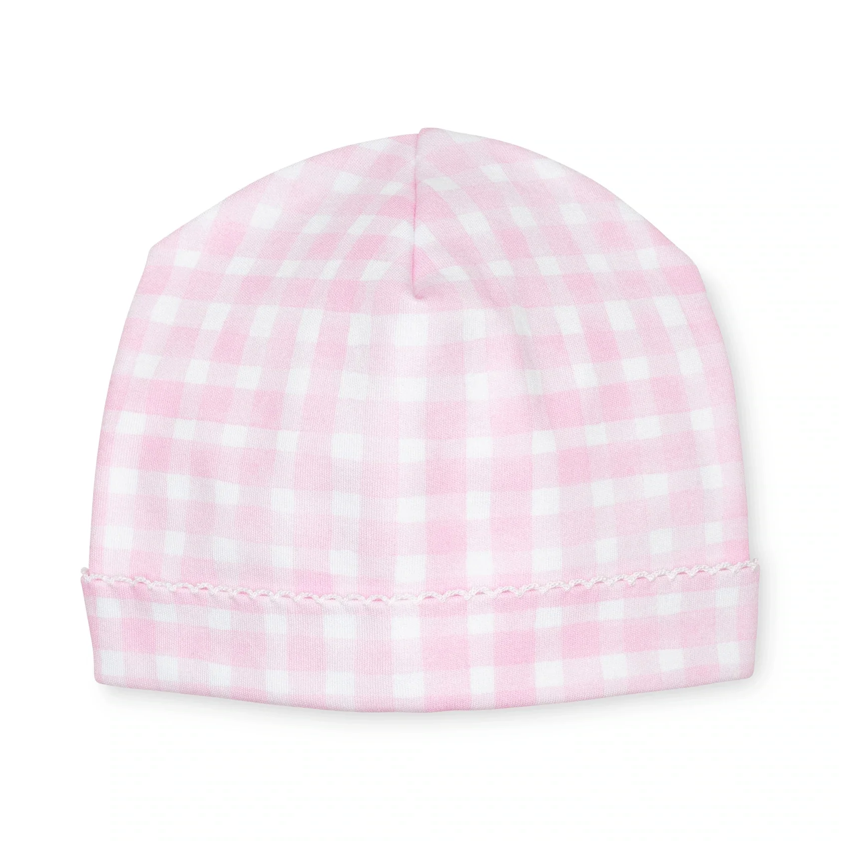 Lavender Bow - Pink Gingham Hat