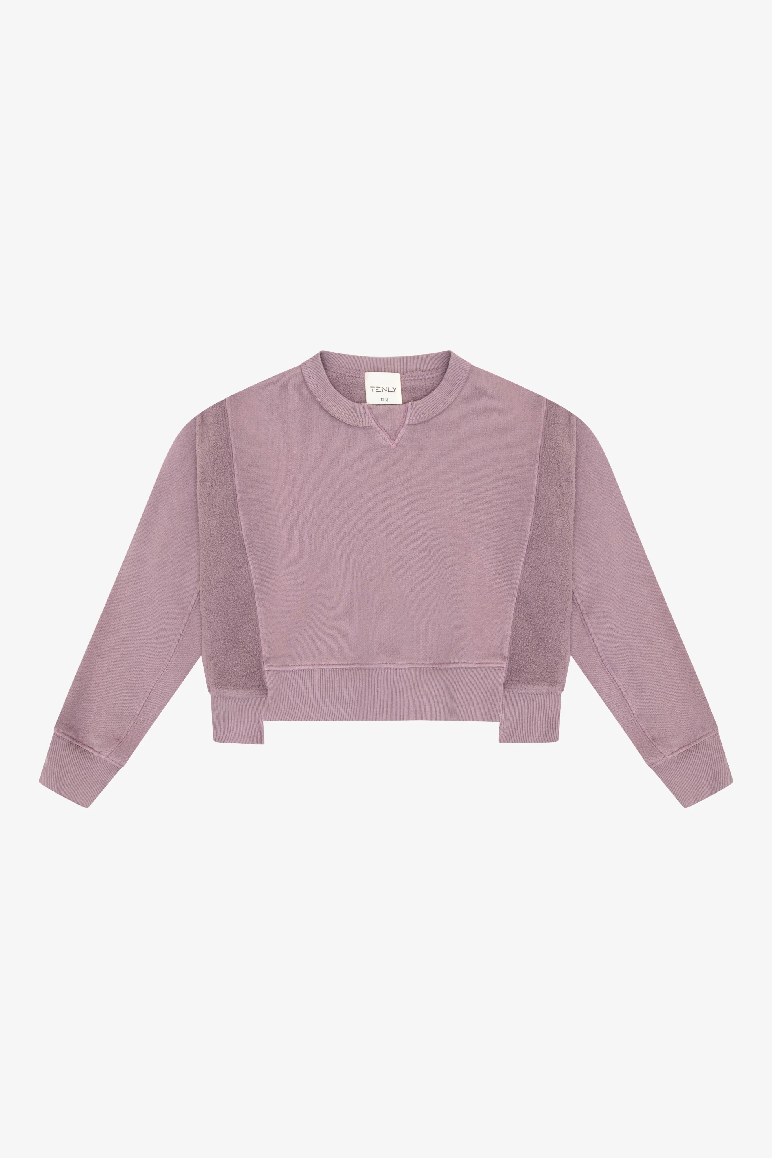 Lavender Mist Cotton Fleece Sweater