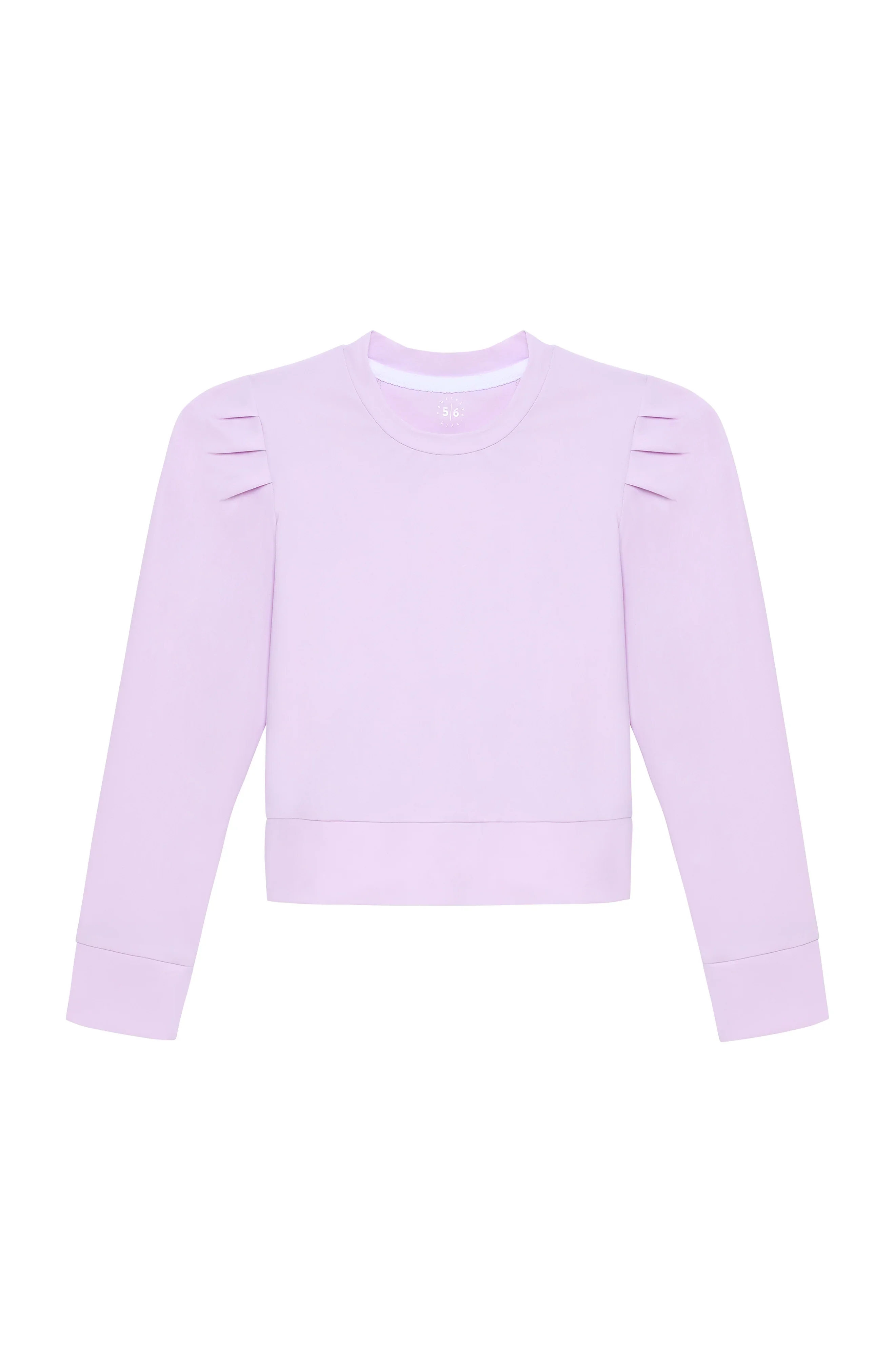 Lavender Ruffle Pullover