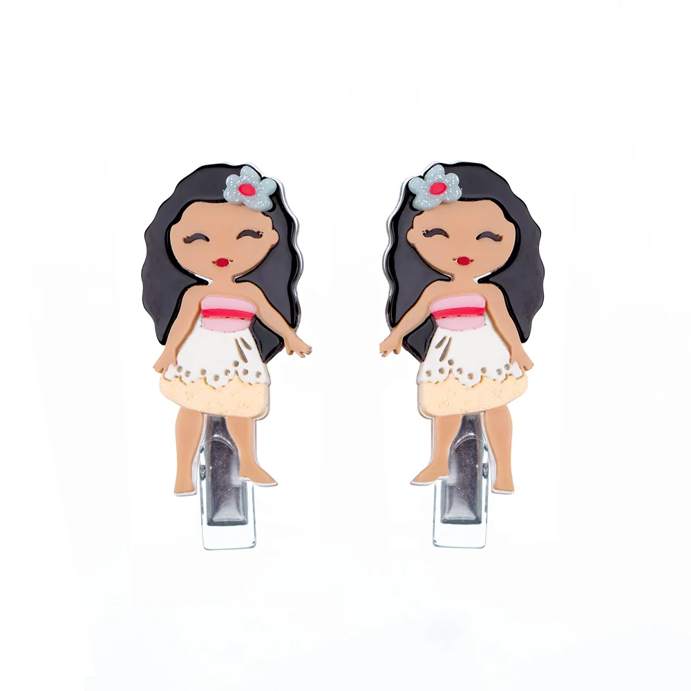 Lilies & Roses - 2 pack alligator clips - Cute Doll - Image 2