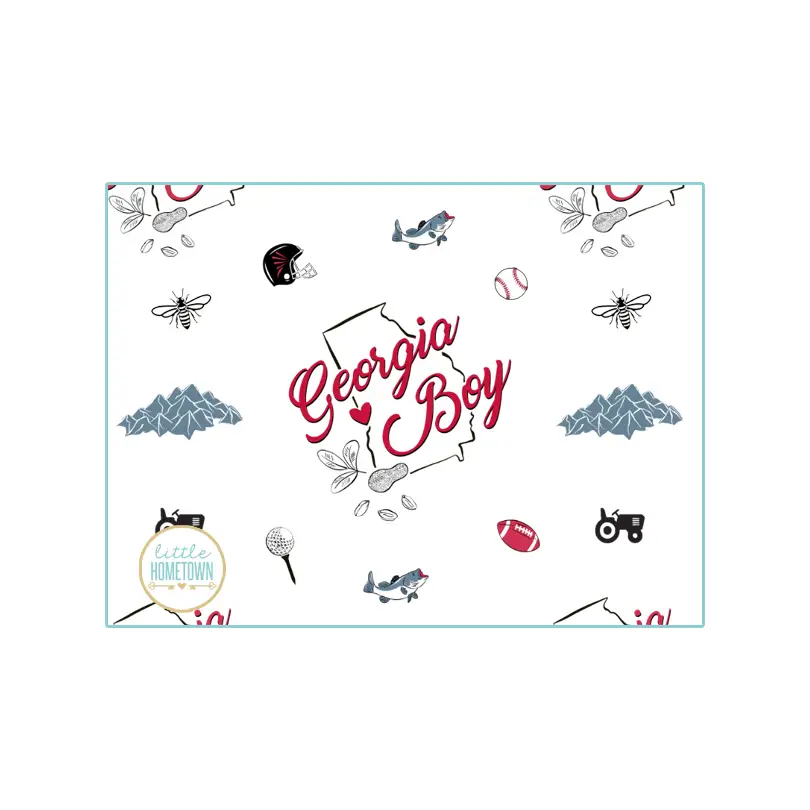 Little Hometown - Georgia Boy Swaddle - Image 2