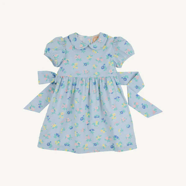 Little London Flowers Cindy Lou Sash Dress - Broadcloth