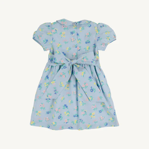 Little London Flowers Cindy Lou Sash Dress - Broadcloth - Image 2