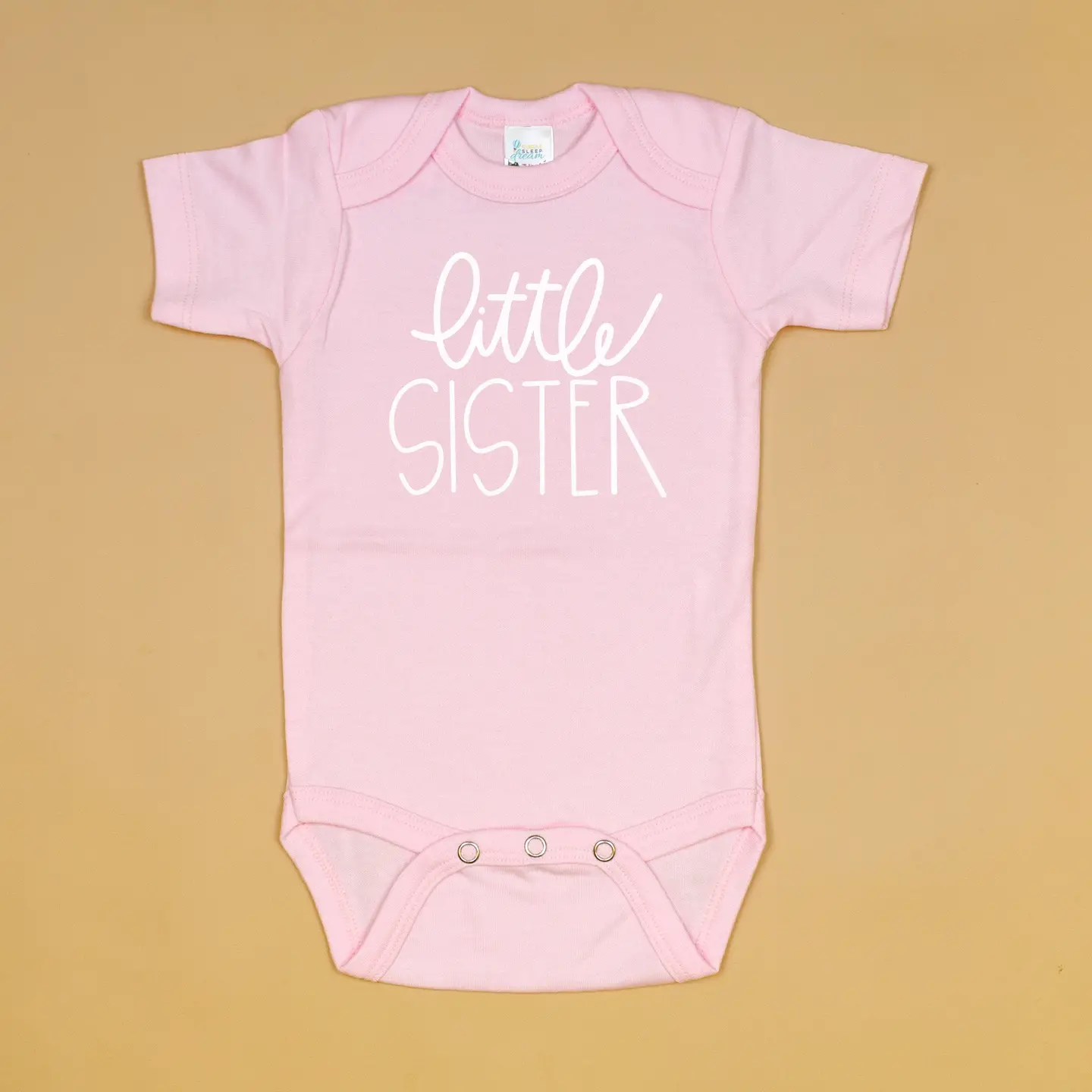Little Sister Pink Onesie