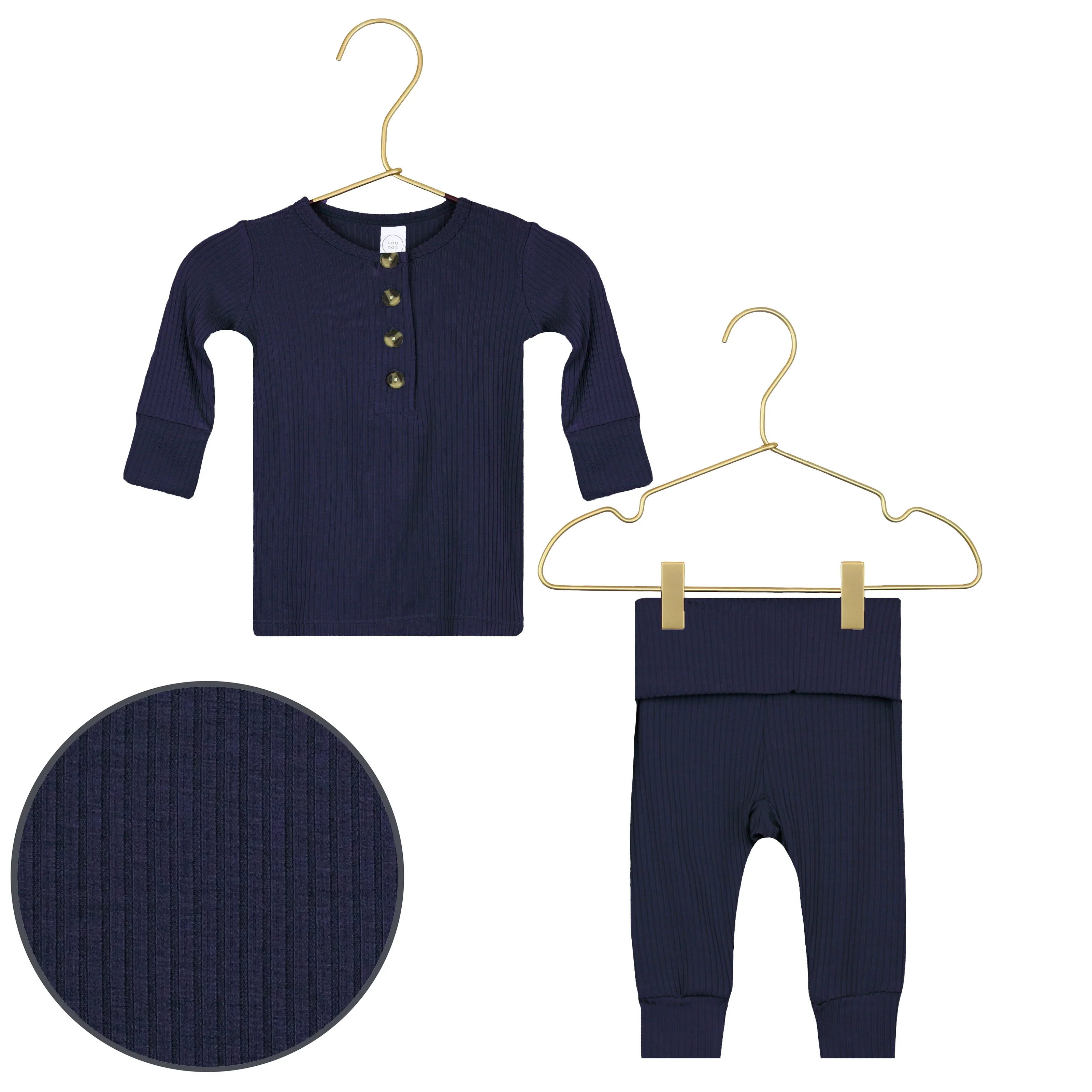 Lou Lou & Co - Hayden Ribbed Top + Bottoms