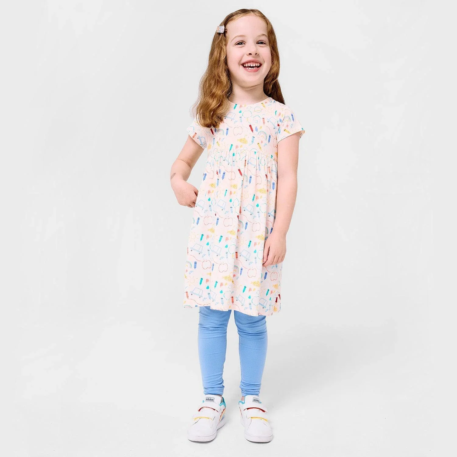 Magnetic Me - doodle pop modal magnetic easy peasy dress + legging set - Image 2