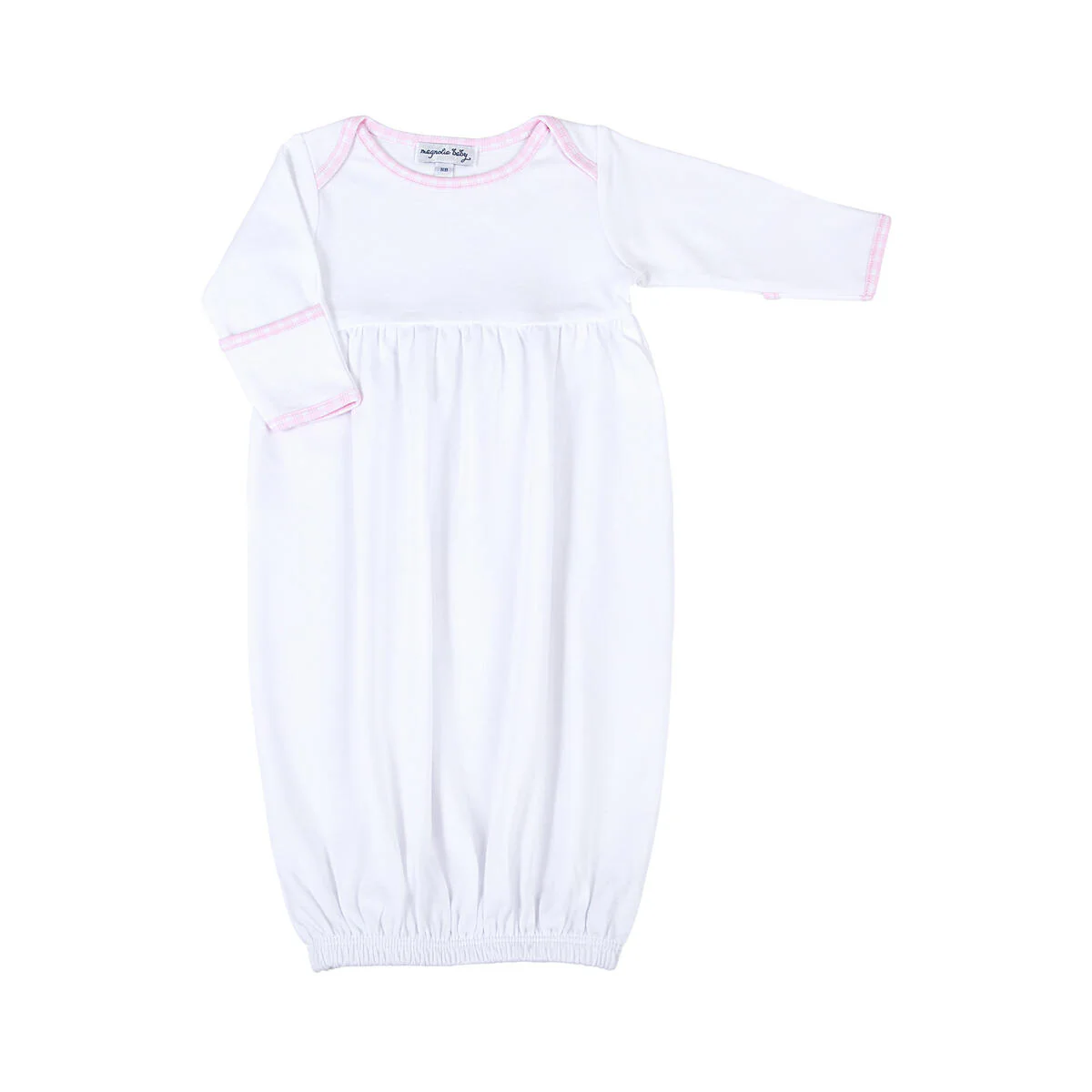 Magnolia Baby - New Beginnings Pink Gathered Gown