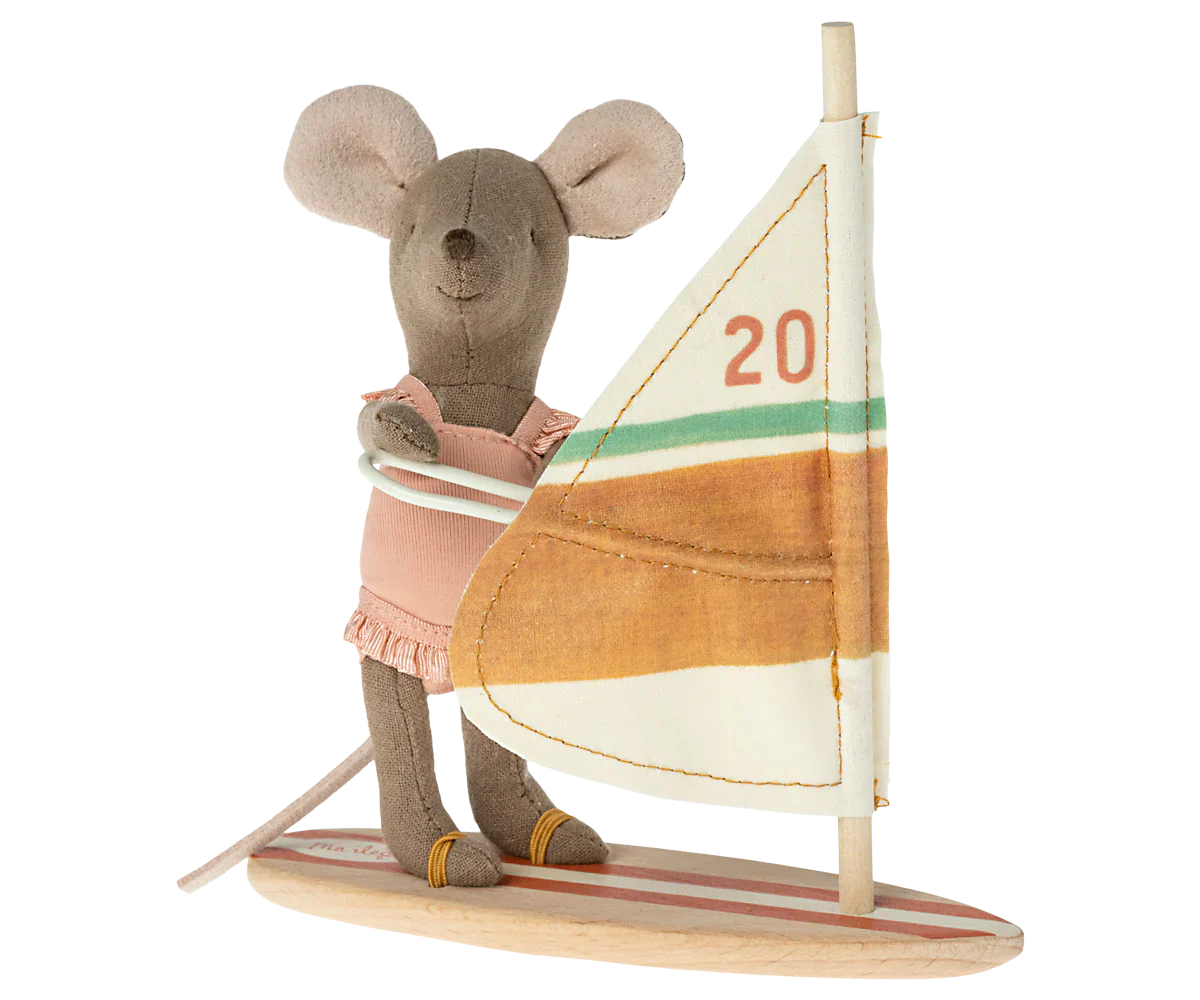 Maileg - Beach Mice, Surfer Little Sister