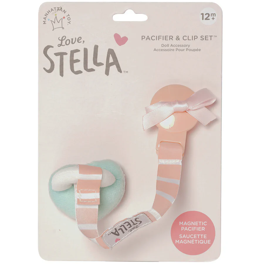 Manhattan Toy - Love, Stella Pacifier & Clip Set