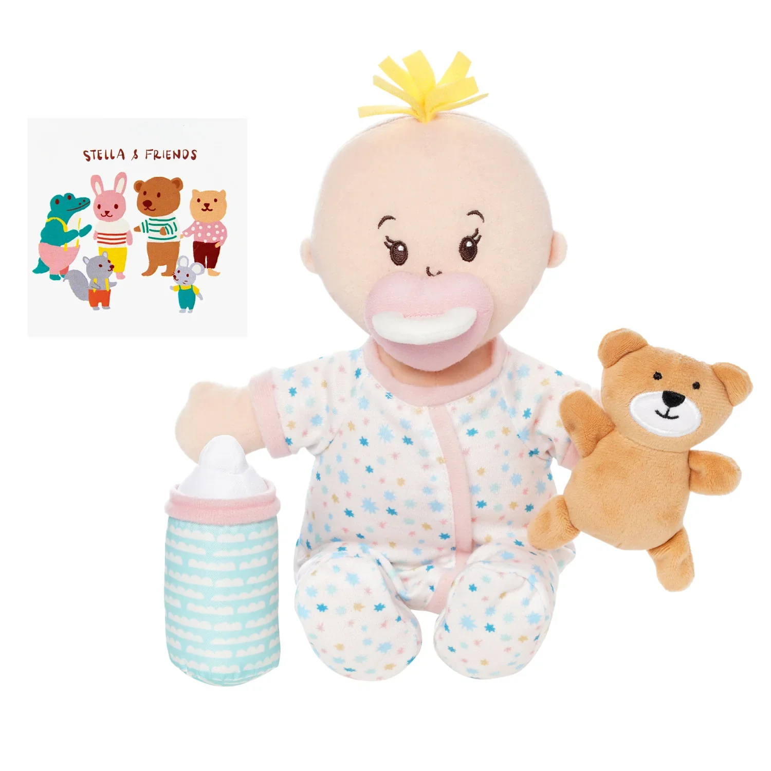 Manhattan Toy - Love, Stella Sleepy Time Set Peach Doll with Blonde Tuft - Image 2
