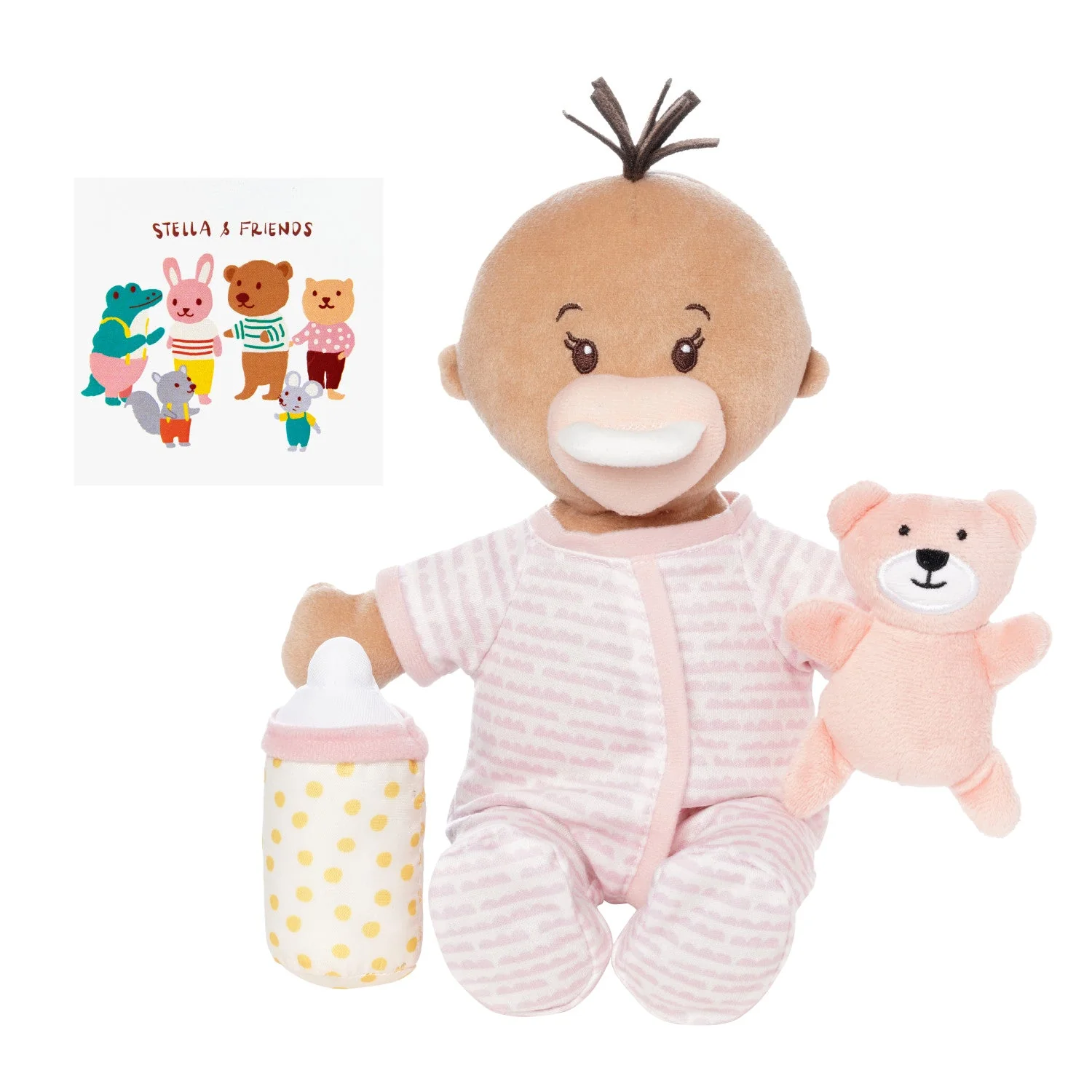 Manhattan Toy - Love, Stella Sleepy Time Set Beige Doll with Brown Tuft - Image 2