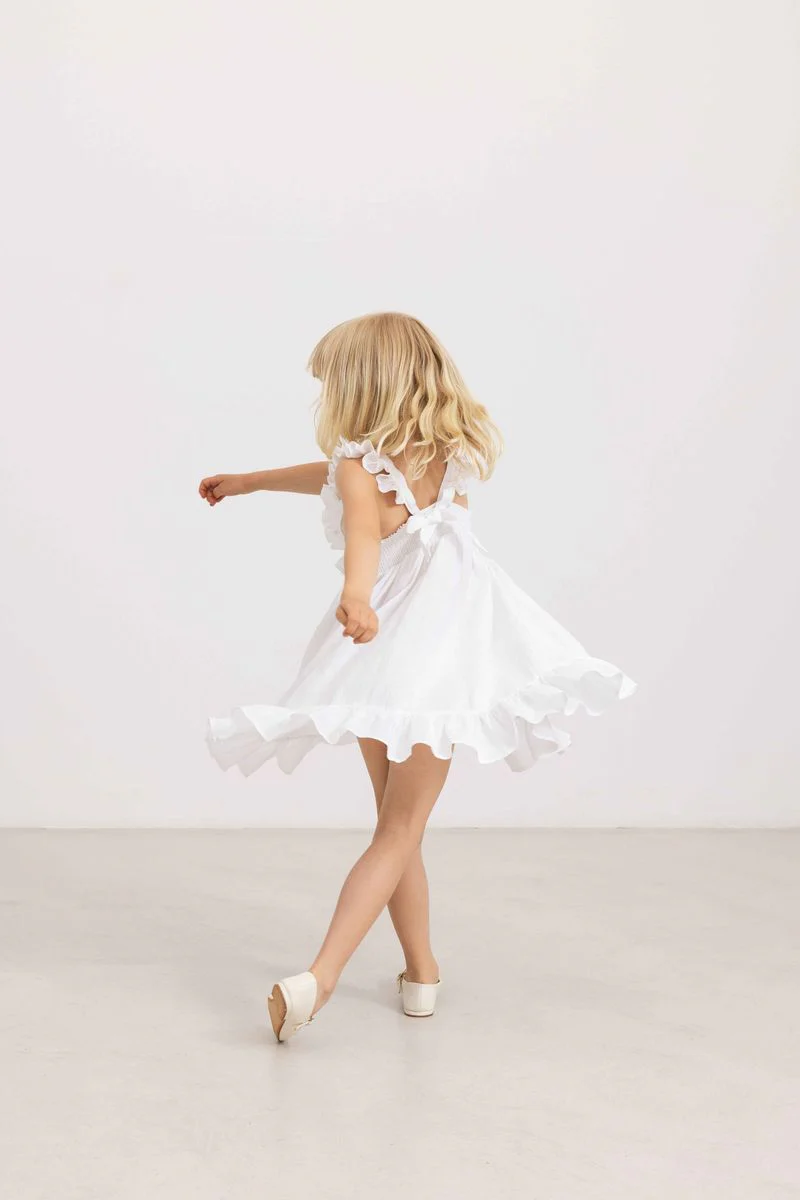 Mar Mar - White Danita Frill Dress - Image 3