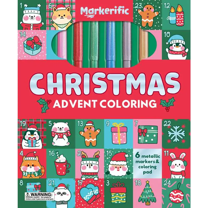 Markerific: Christmas Advent Coloring