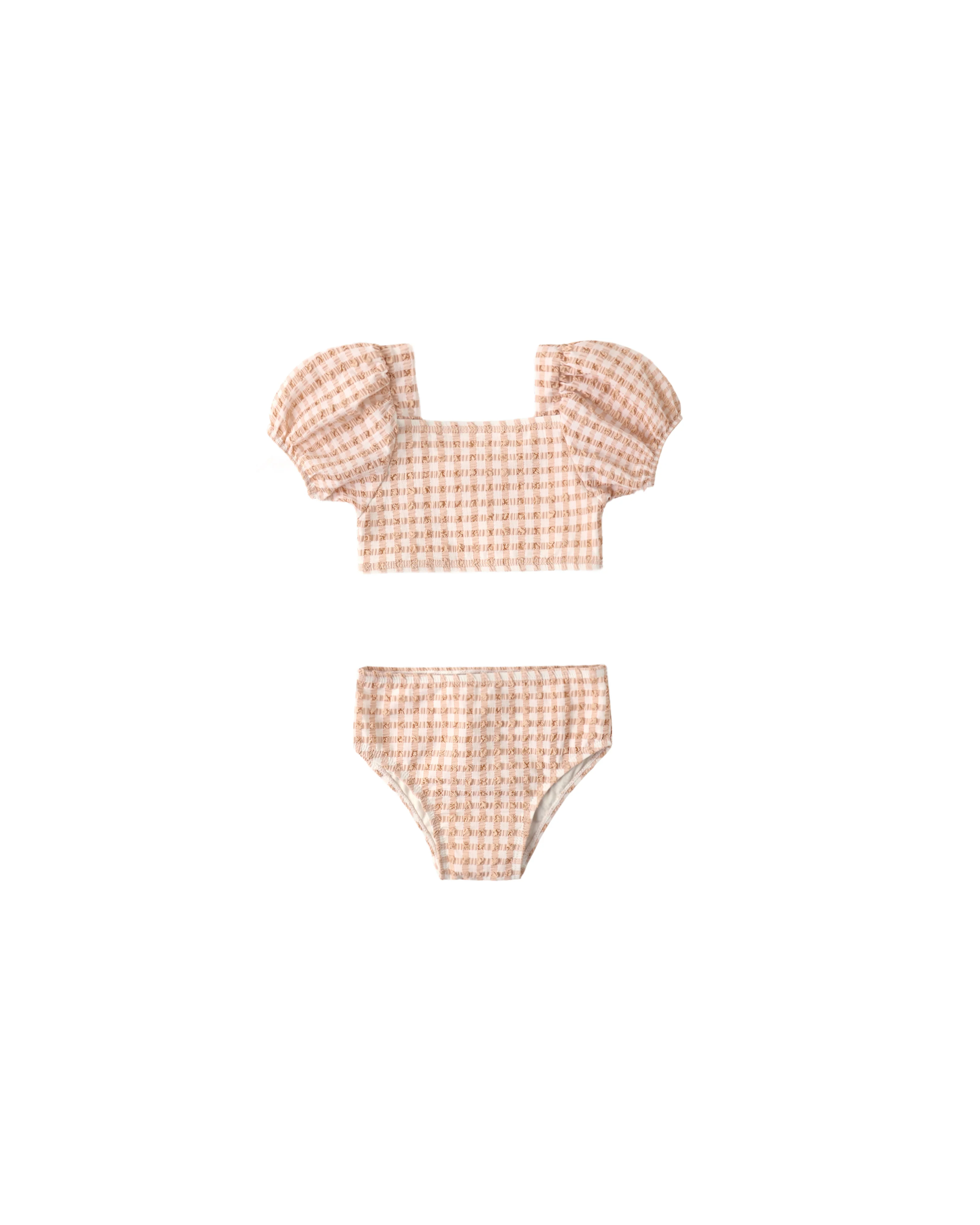 Melon Check Zippy Two Piece
