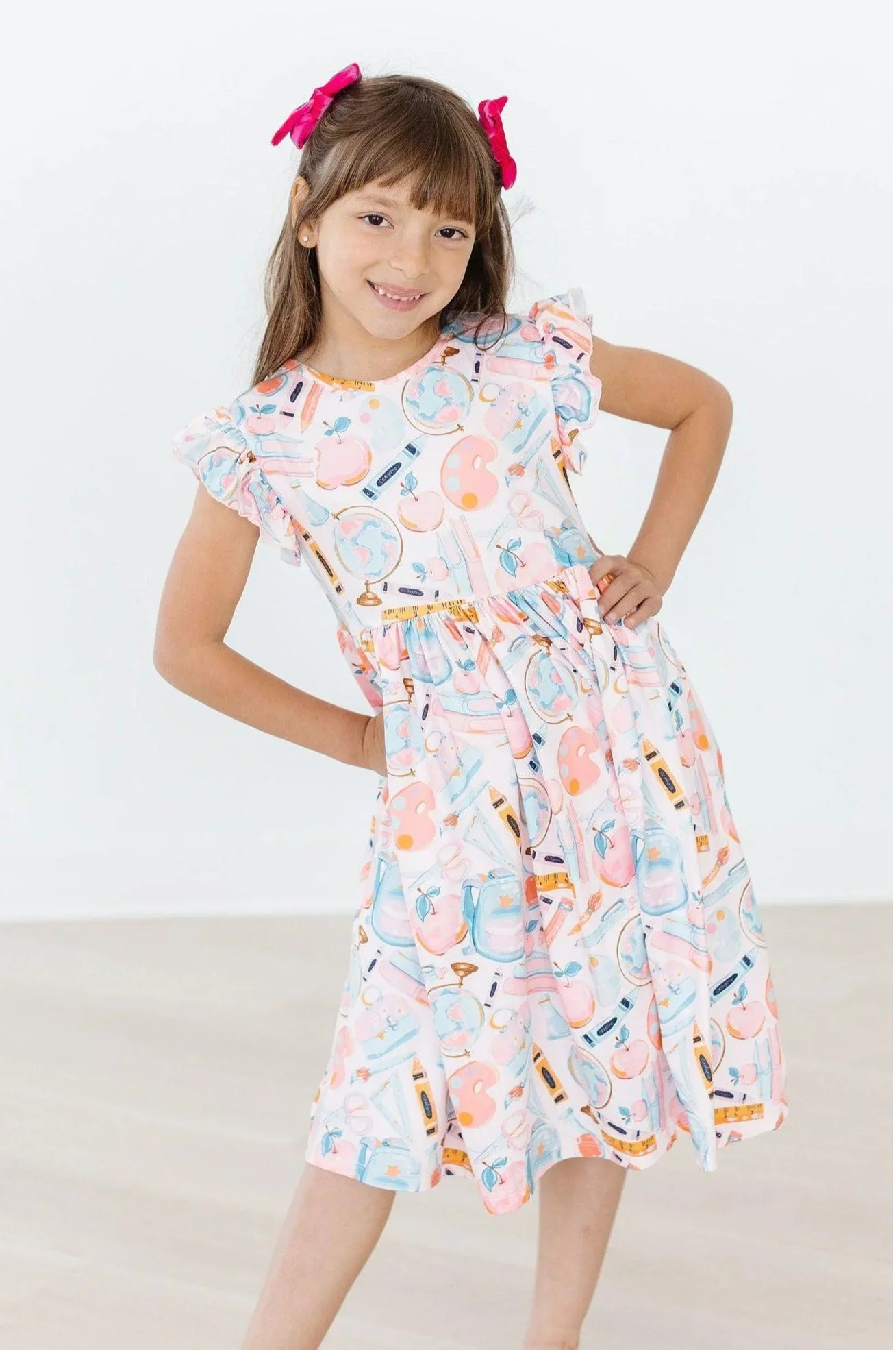 Mila & Rose - Class Act Flutter Sleeve Twirl Dress