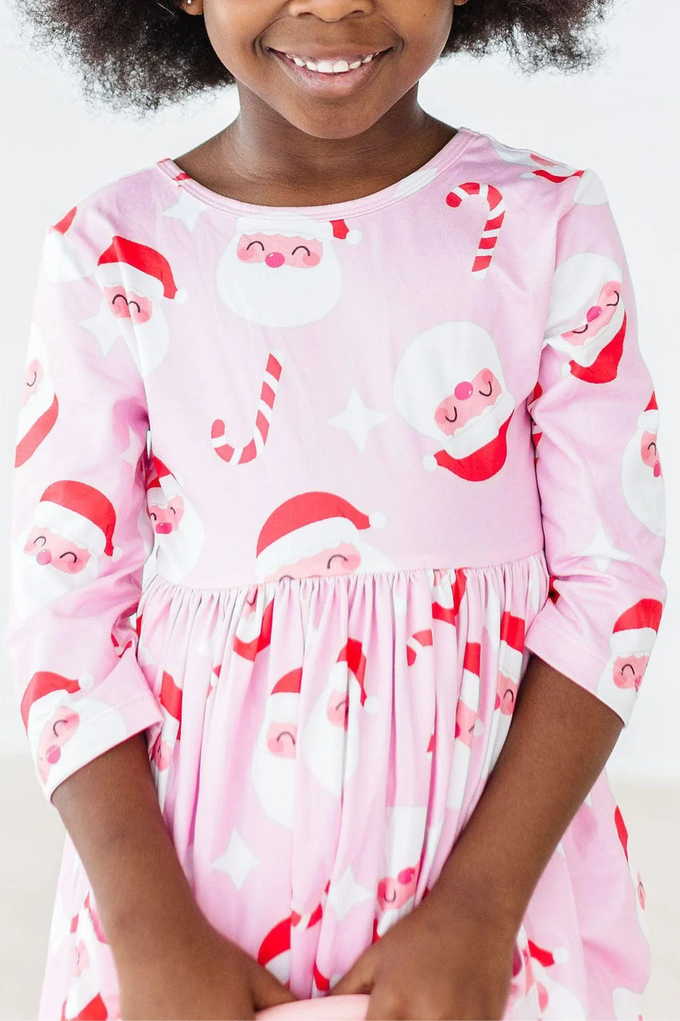 Mila & Rose - Jingle Bells 3/4 Sleeve Pocket Twirl Dress - Image 2