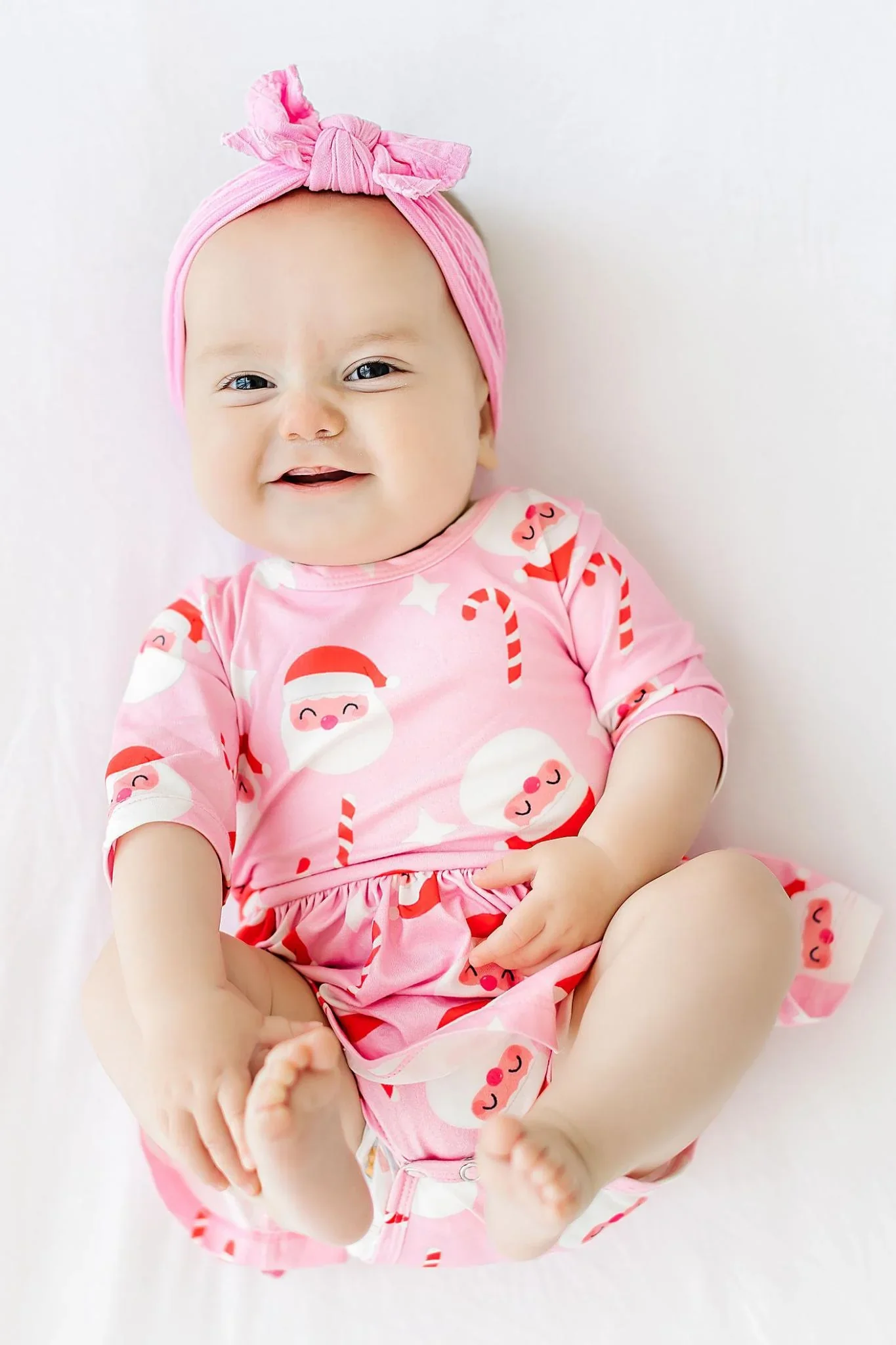 Mila & Rose - Jingle Bells 3/4 Sleeve Twirl Bodysuit - Image 2